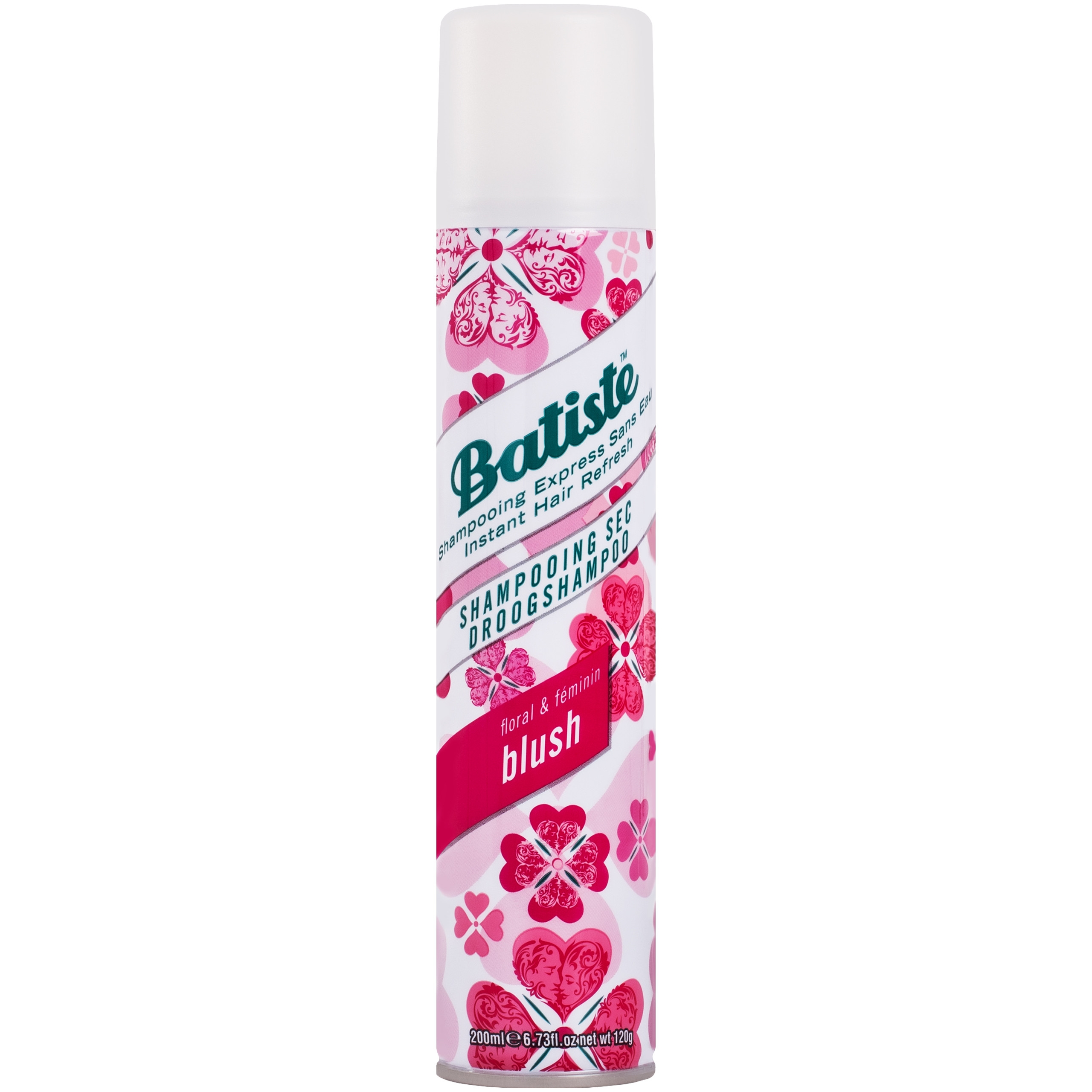 Image of Batiste Blush Dry - suchy szampon z nutą hibiskusa, dodaje włosom objętości, 200ml