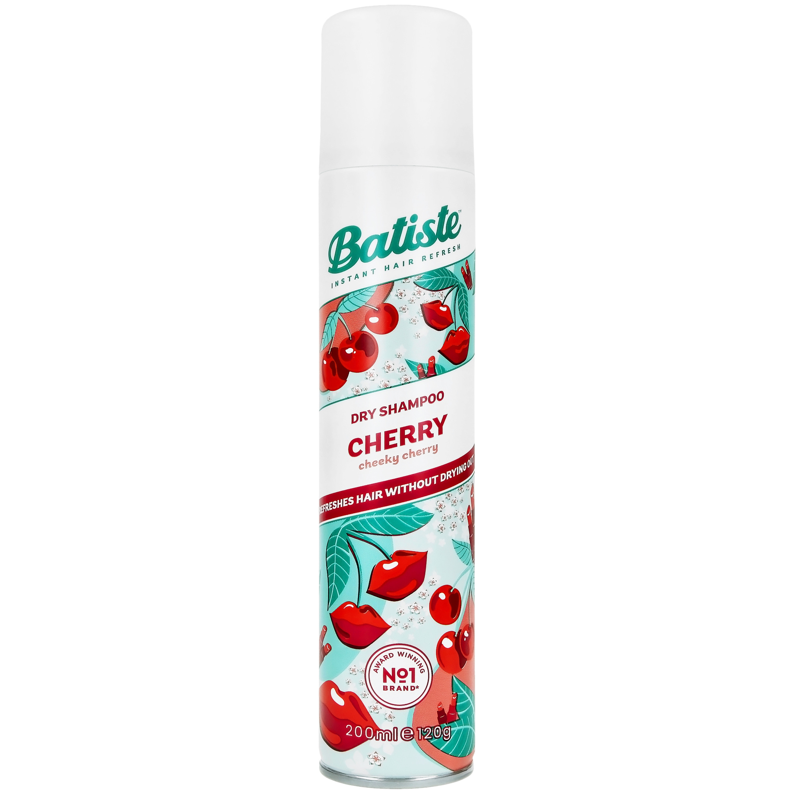 Image of Batiste Cherry Dry, suchy szampon o wiśniowym zapachu, pochłania sebum 200ml