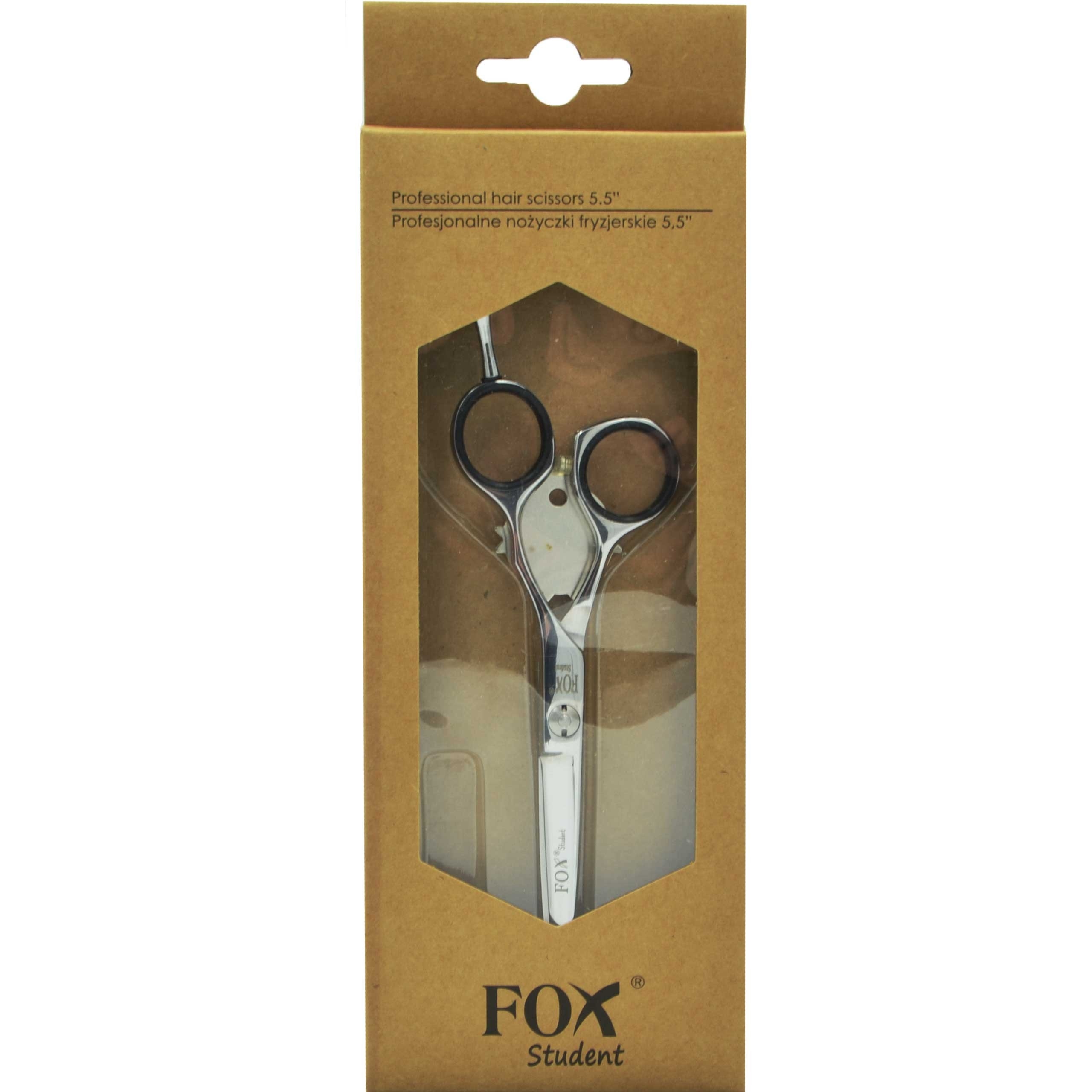 Фото - Ножиці для стрижки Fox STUDENT, nożyczki fryzjerskie do strzyżenia profesjonalne 