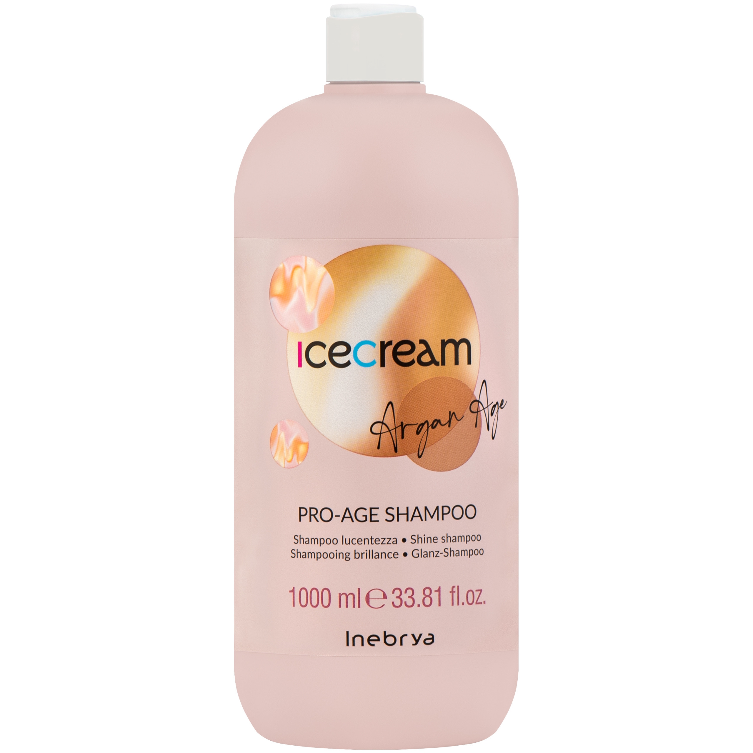 Image of Inebrya Ice Cream Pro Age - szampon do włosów dojrzałych, 1000ml