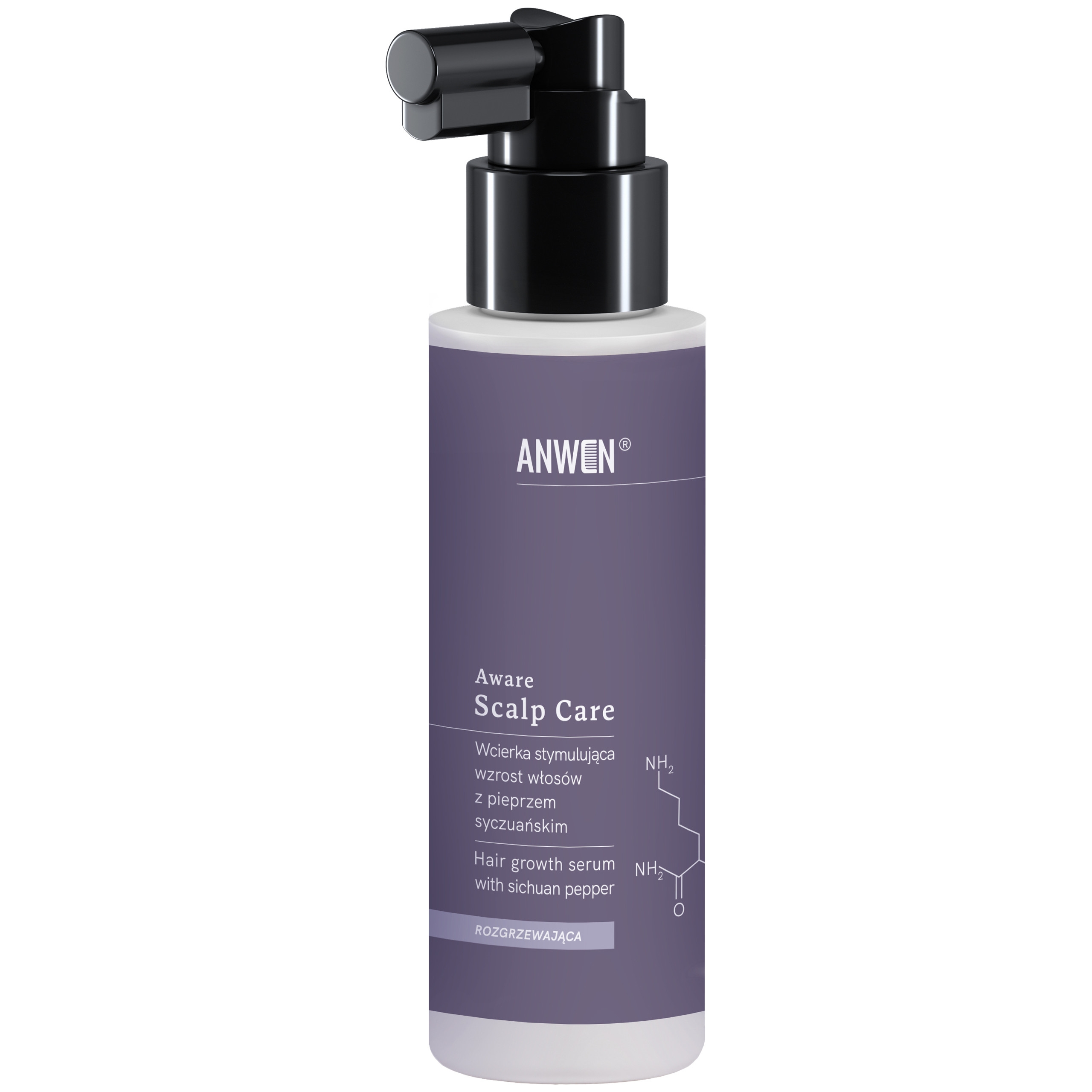 Image of Anwen Aware Scalp Care - rozgrzewająca wcierka stymulująca wzrost włosów, 100ml