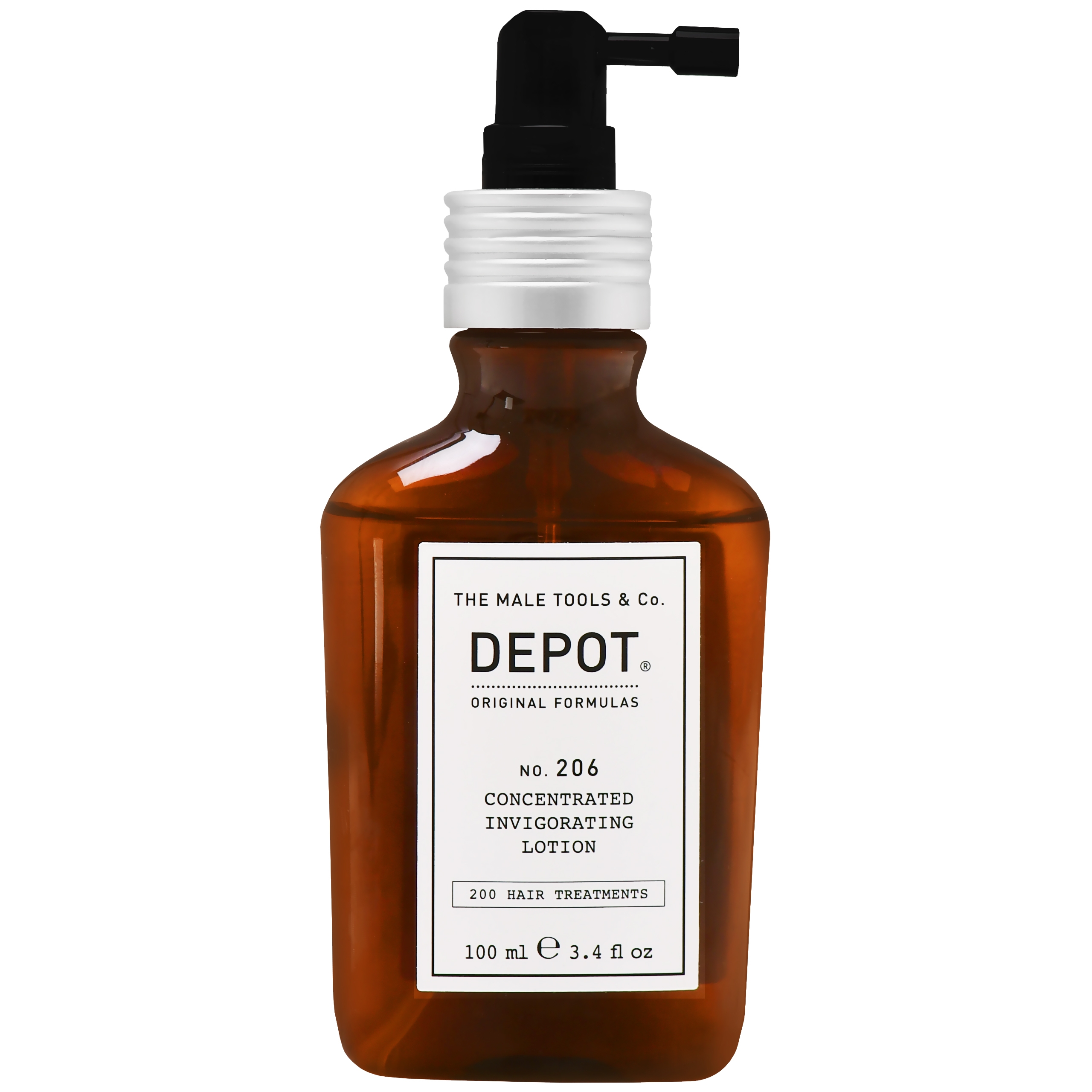 Image of Depot NO. 206 Invigorating - lotion przeciw wypadaniu włosów dla mężczyzn, 100ml