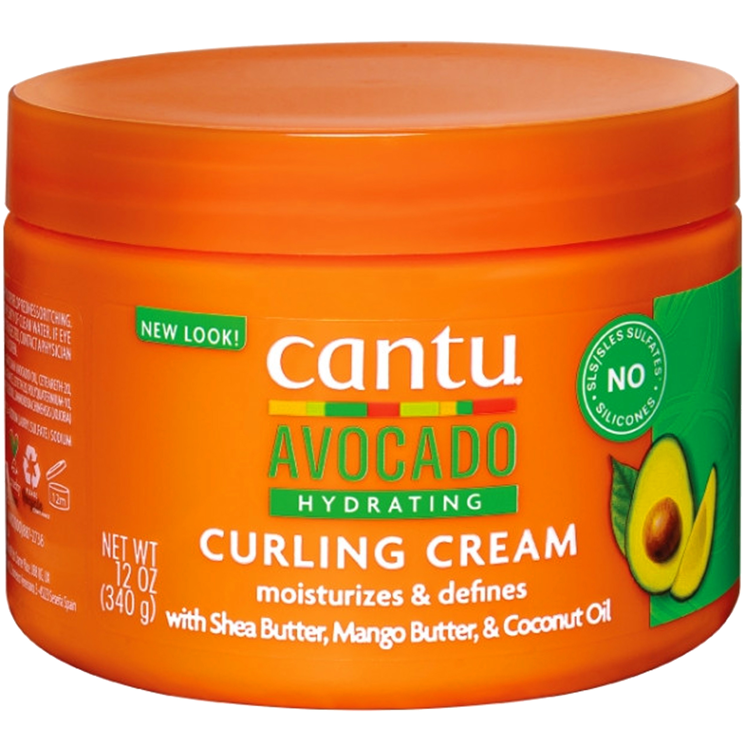 Image of Cantu Avocado Hydrating Curling Cream - krem nawilżający do loków i fal, 340g