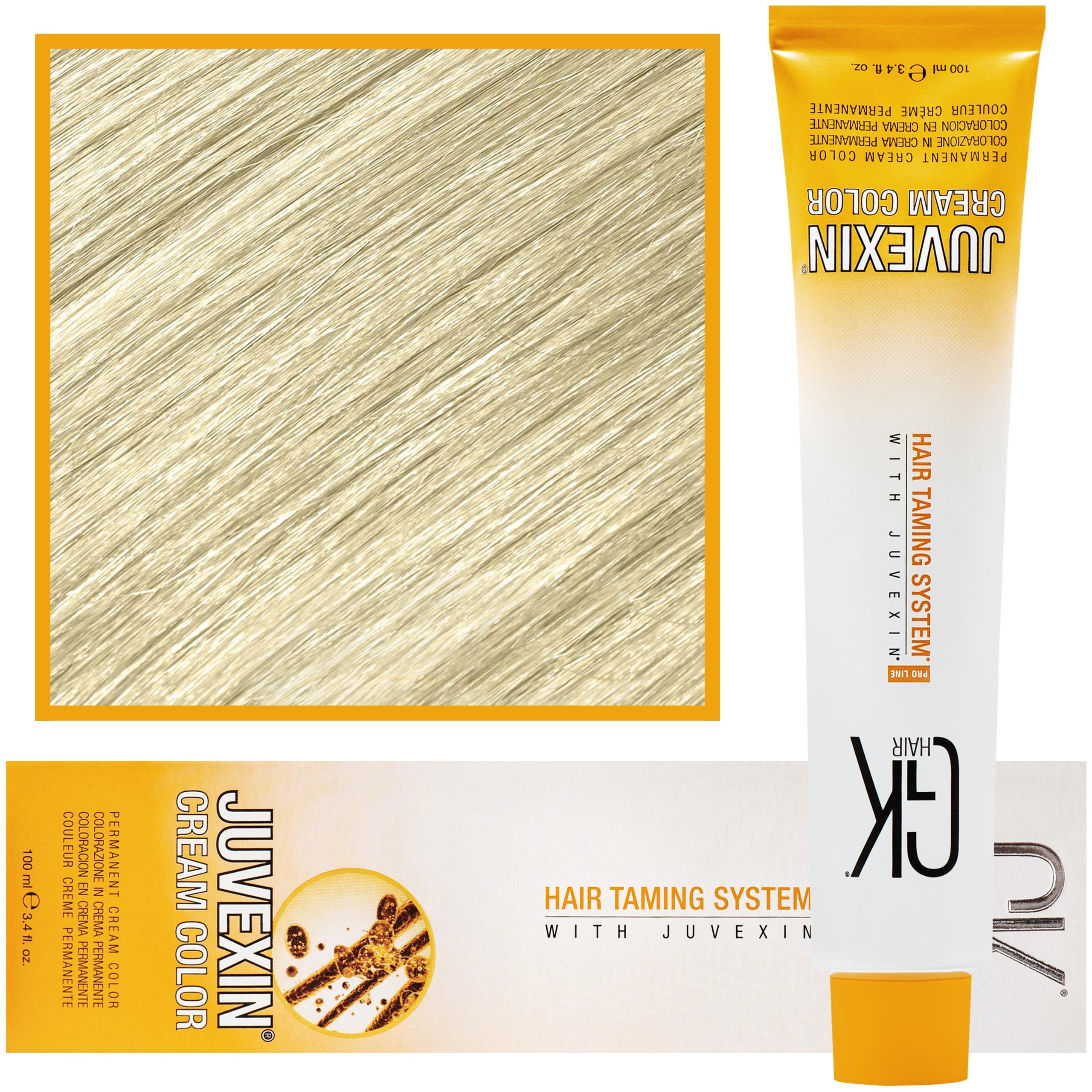 GK Hair Juvexin – farba do koloryzacji włosów z keratyną, 100ml 900 | Natural Superlight