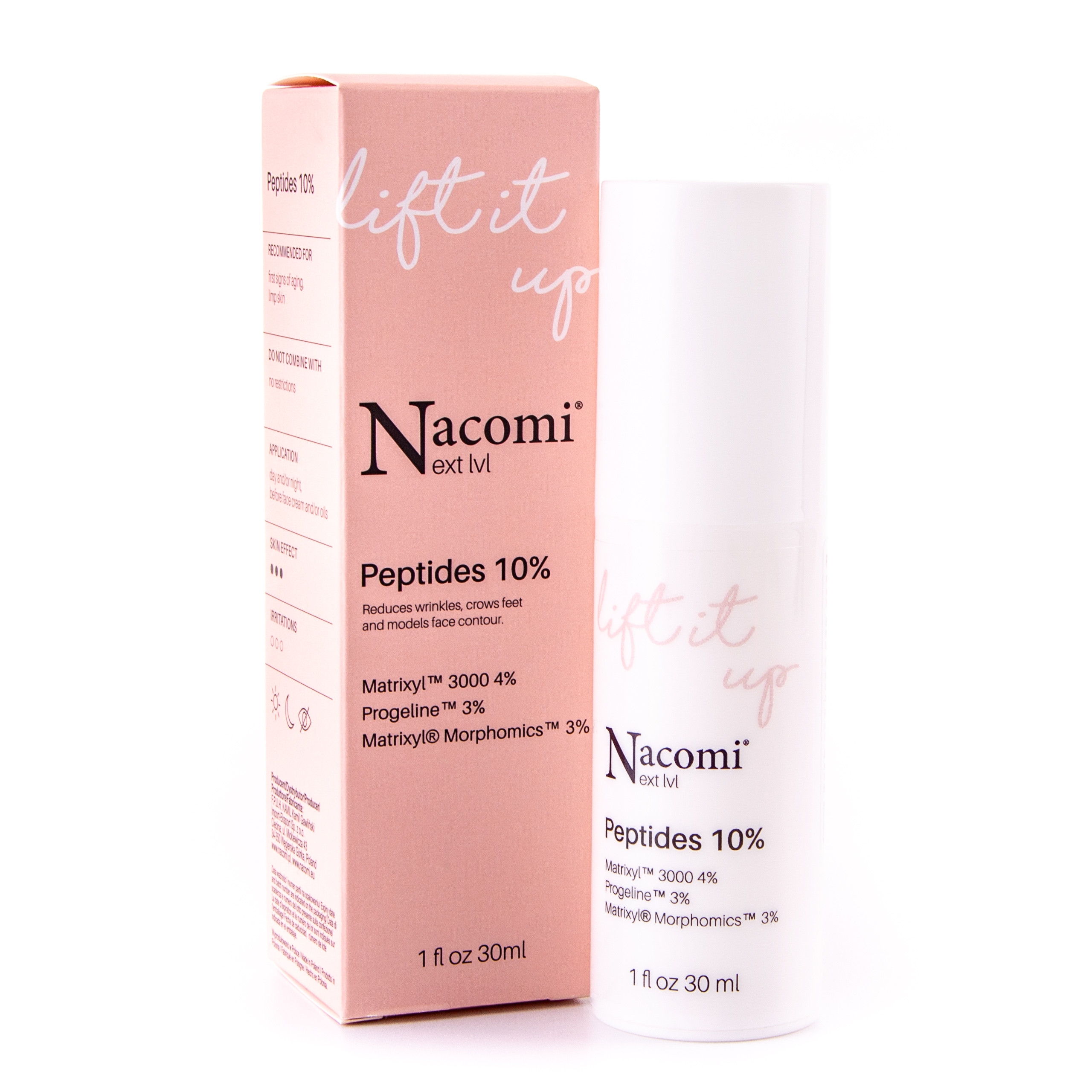 Image of Nacomi Next Level Lift It Up Peptydy 10% - serum do twarzy, 30ml