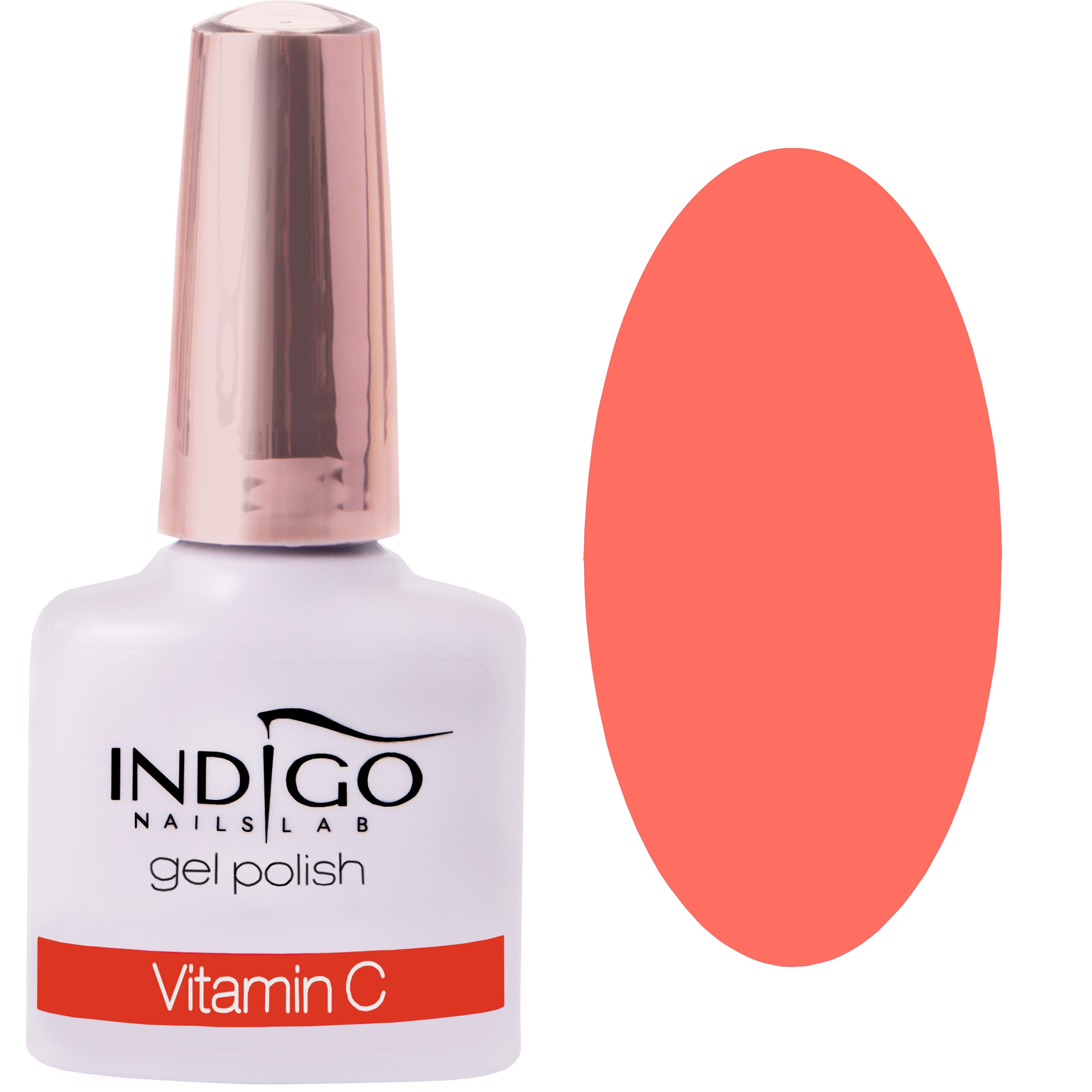 Image of Indigo Gel Polish lakier hybrydowy, kolory 7ml Vitamin C