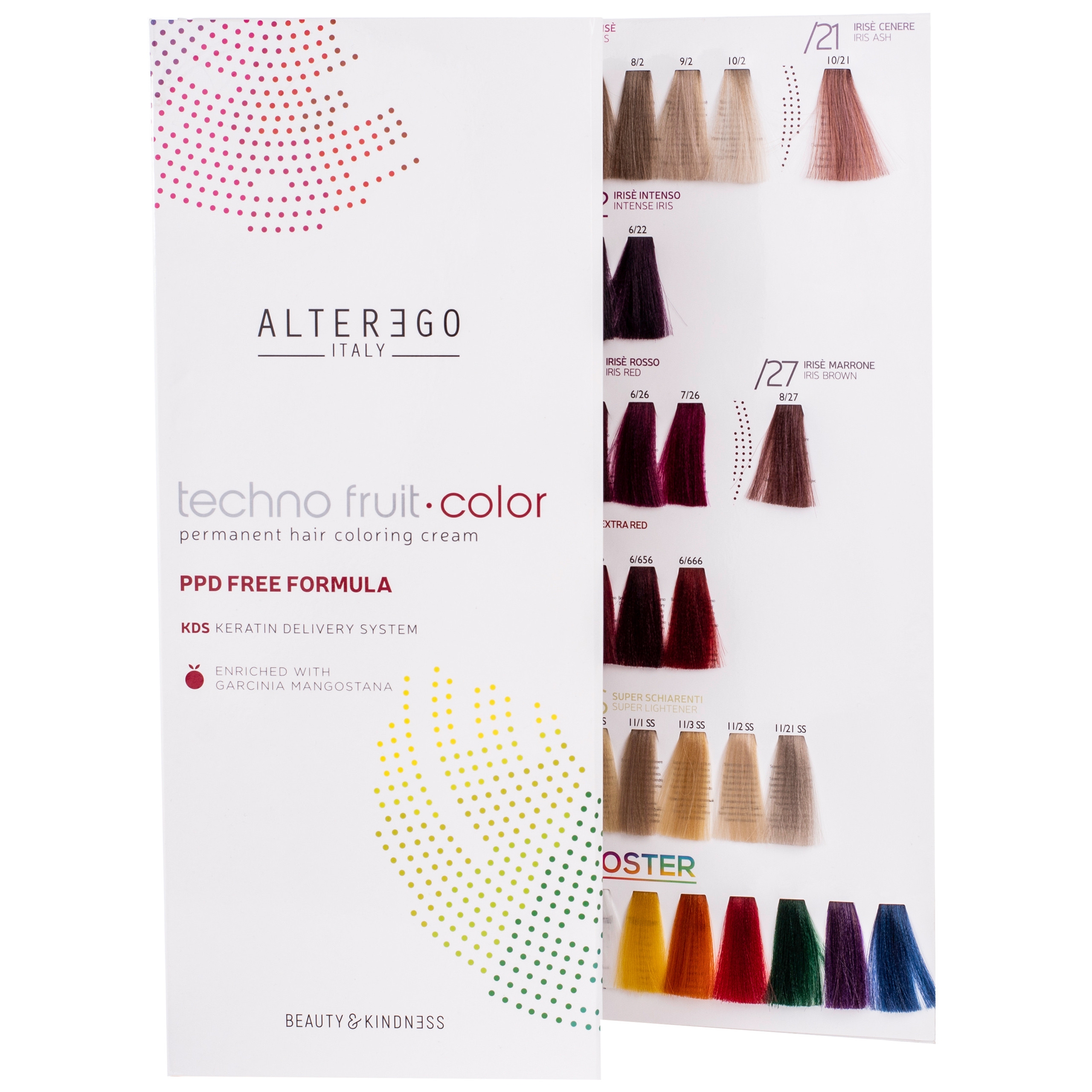 Image of AlterEgo Profesjonalna paleta kolorów farb Technofruit, mała