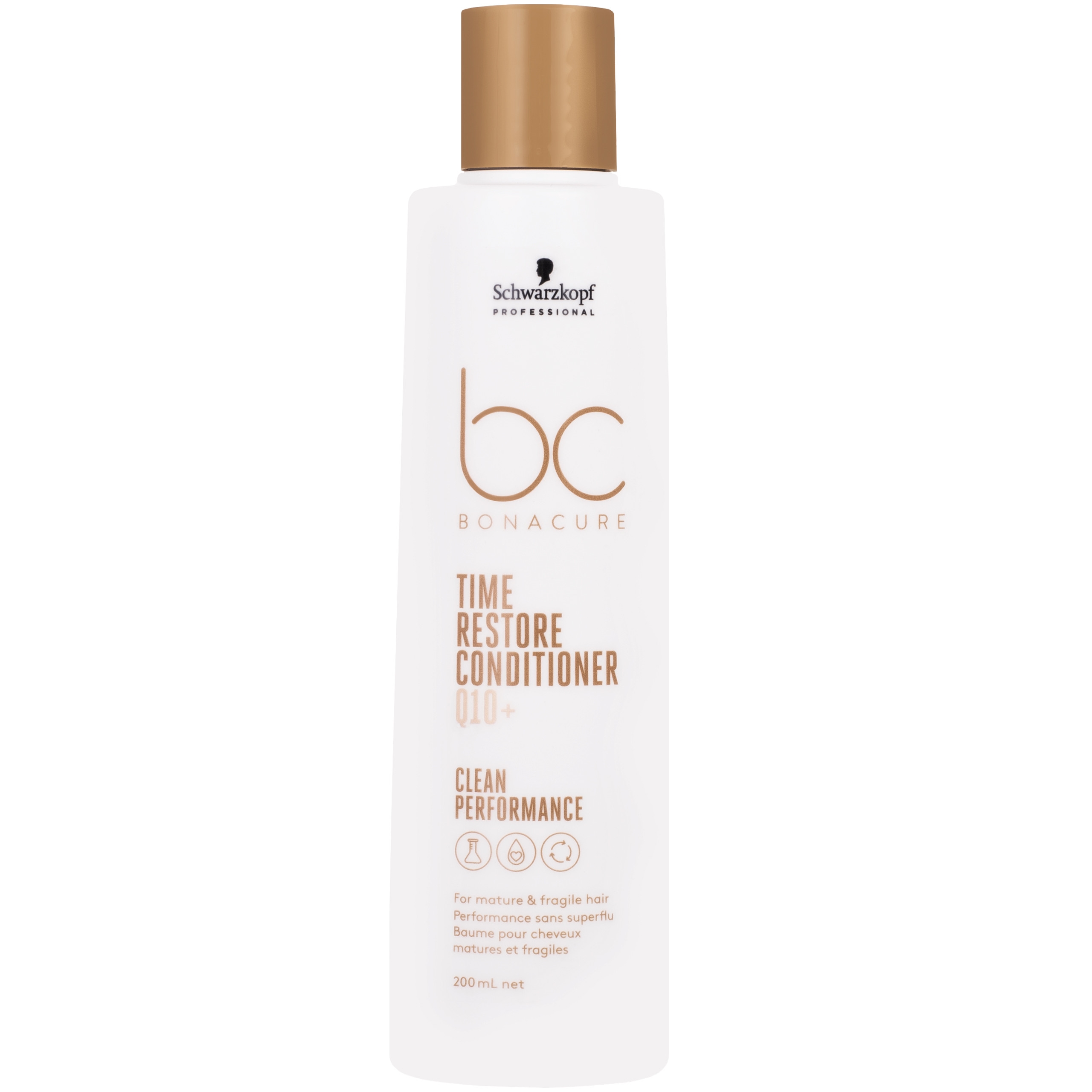 Image of Schwarzkopf BC Time Restore Conditioner Q10+ odżywka do włosów słabych i dojrzałych 200ml