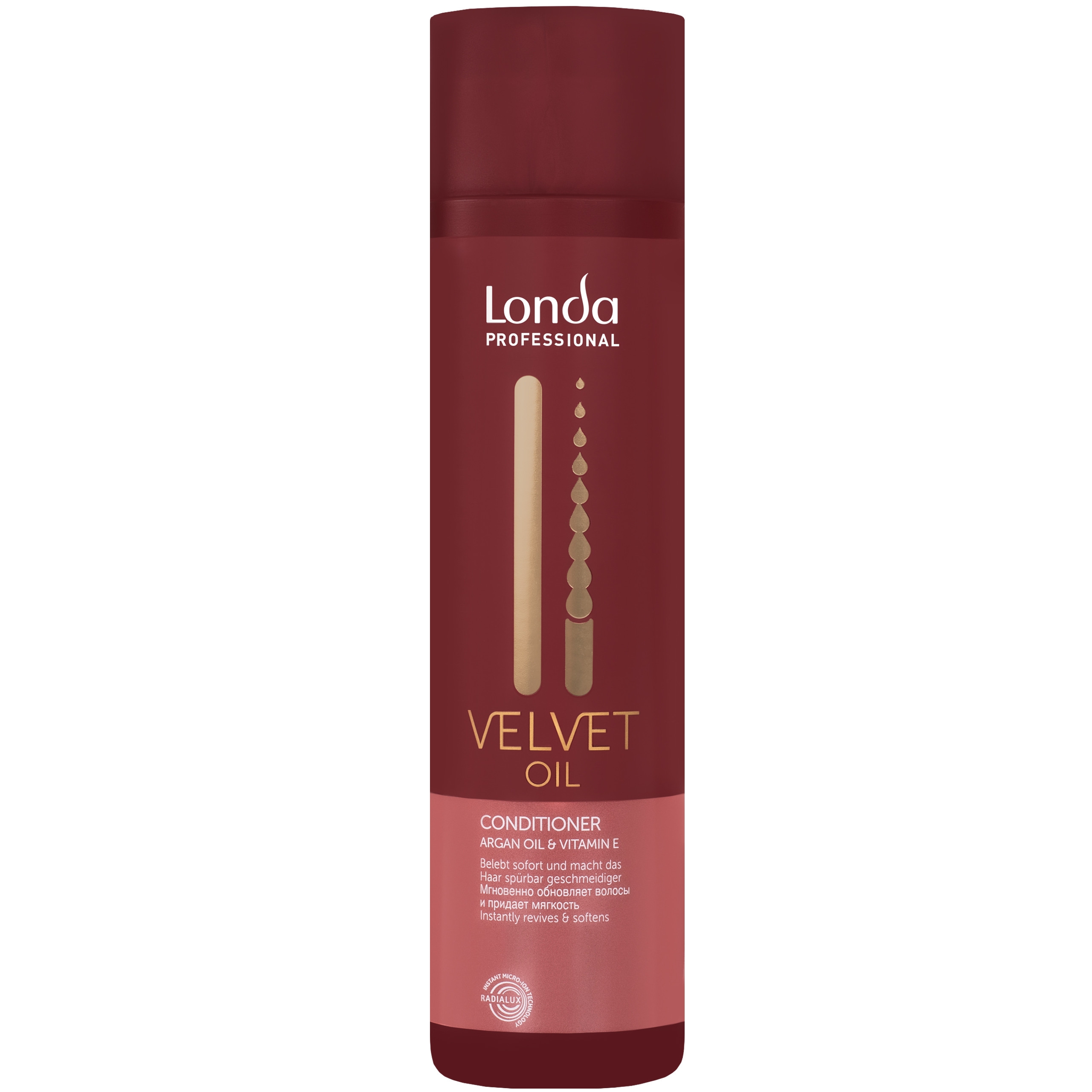 Image of Londa Professional Velvet Oil Conditioner - odżywka z olejkiem arganowym i witaminą E, 250ml