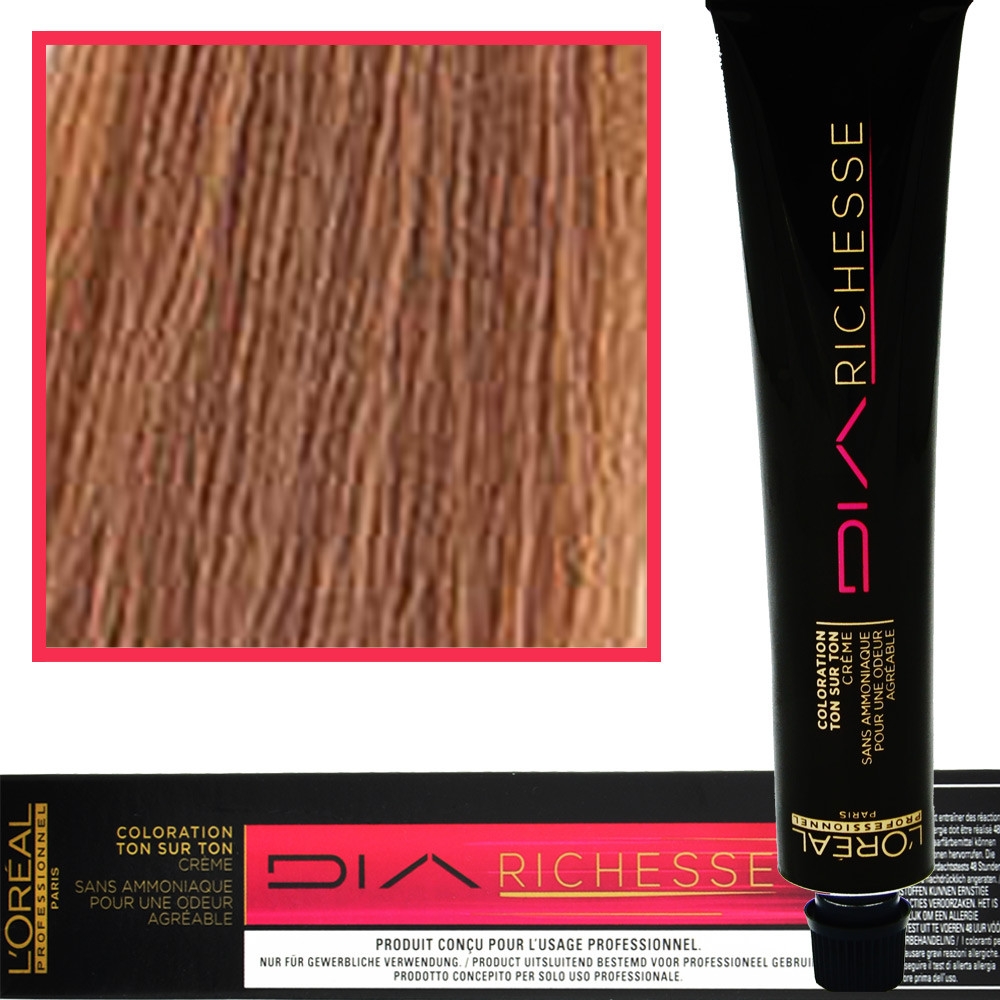 Image of Loreal Dia Richesse farba do włosów 50ml 7.32 Blond Złocisto-Opalizujacy