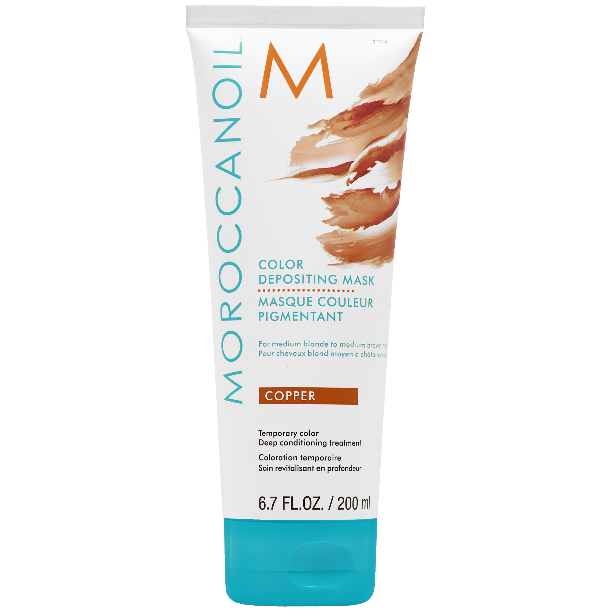 Moroccanoil Color Depositing Mask – arganowa maska koloryzująca do włosów, 200ml Copper | Miedziany