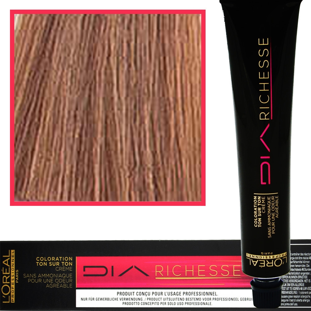 Image of Loreal Dia Richesse farba do włosów 50ml 8.02 Jasny Blond Naturalny Opalizujący