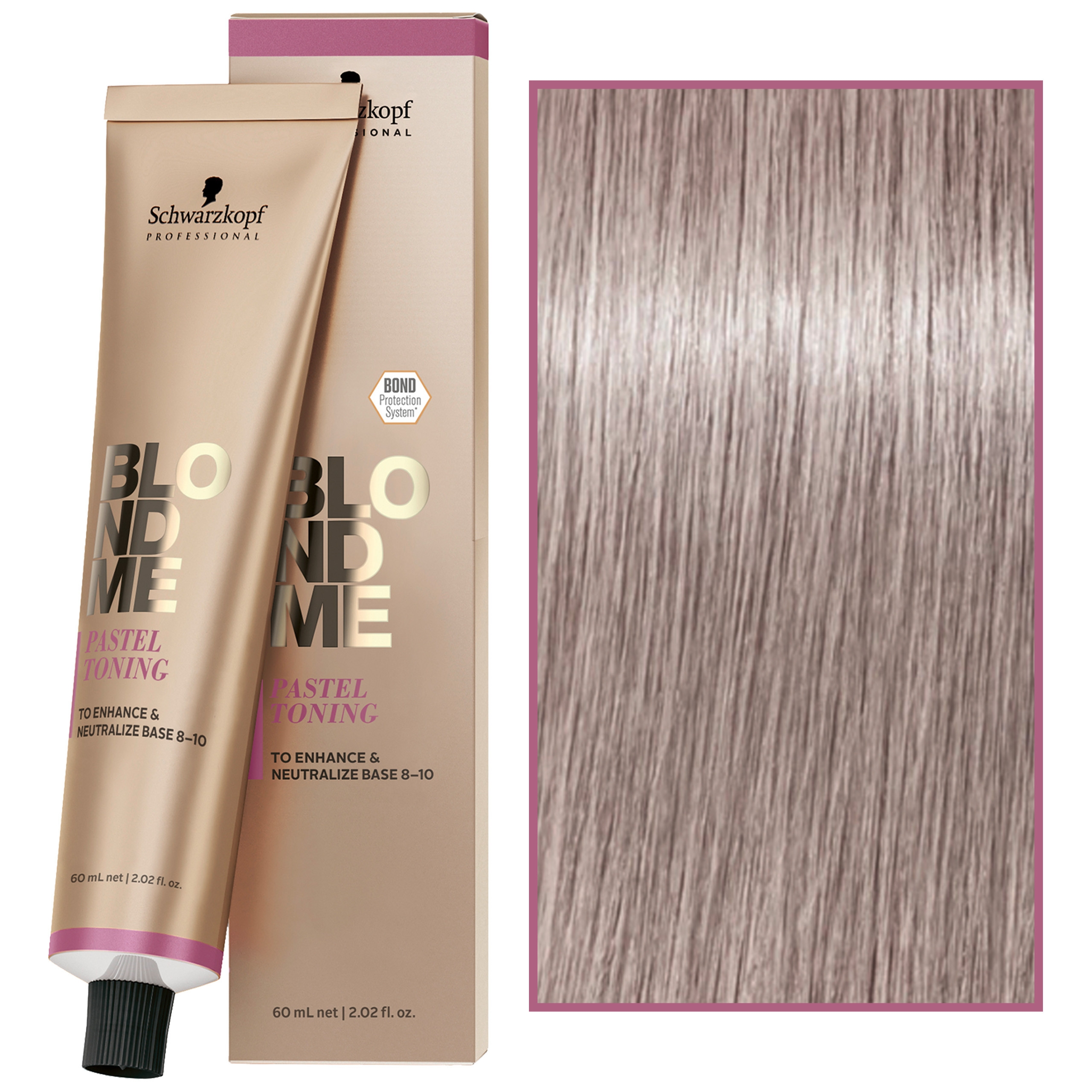 Image of Schwarzkopf Professional BlondMe Pastel Toning - pastelowy toner do włosów blond, 60ml Steel Blue | Stalowy Niebieski