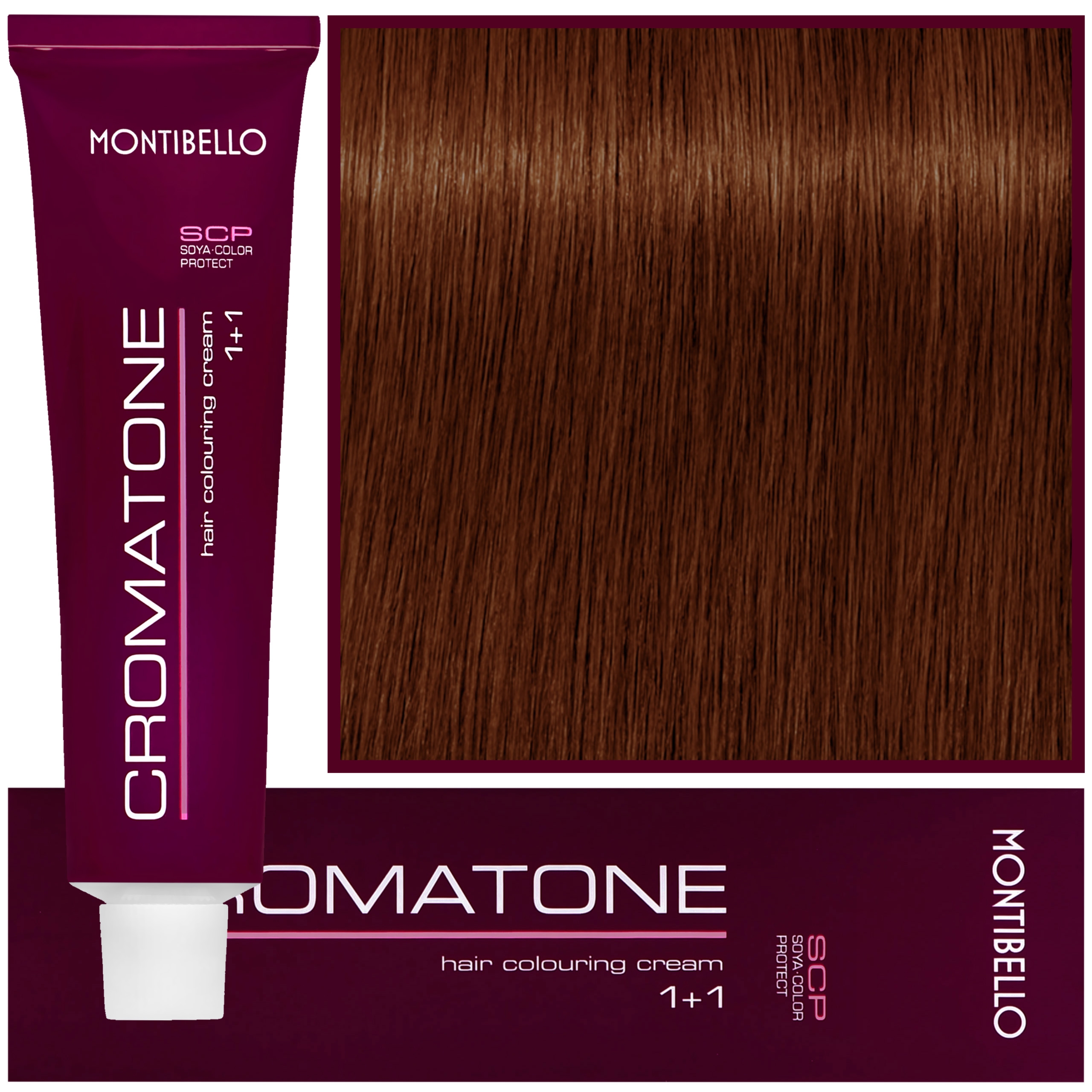 Montibello Cromatone – profesjonalna farba do trwałej koloryzacji, 60ml 7,43 | Średni Miedziany Złoty Blond