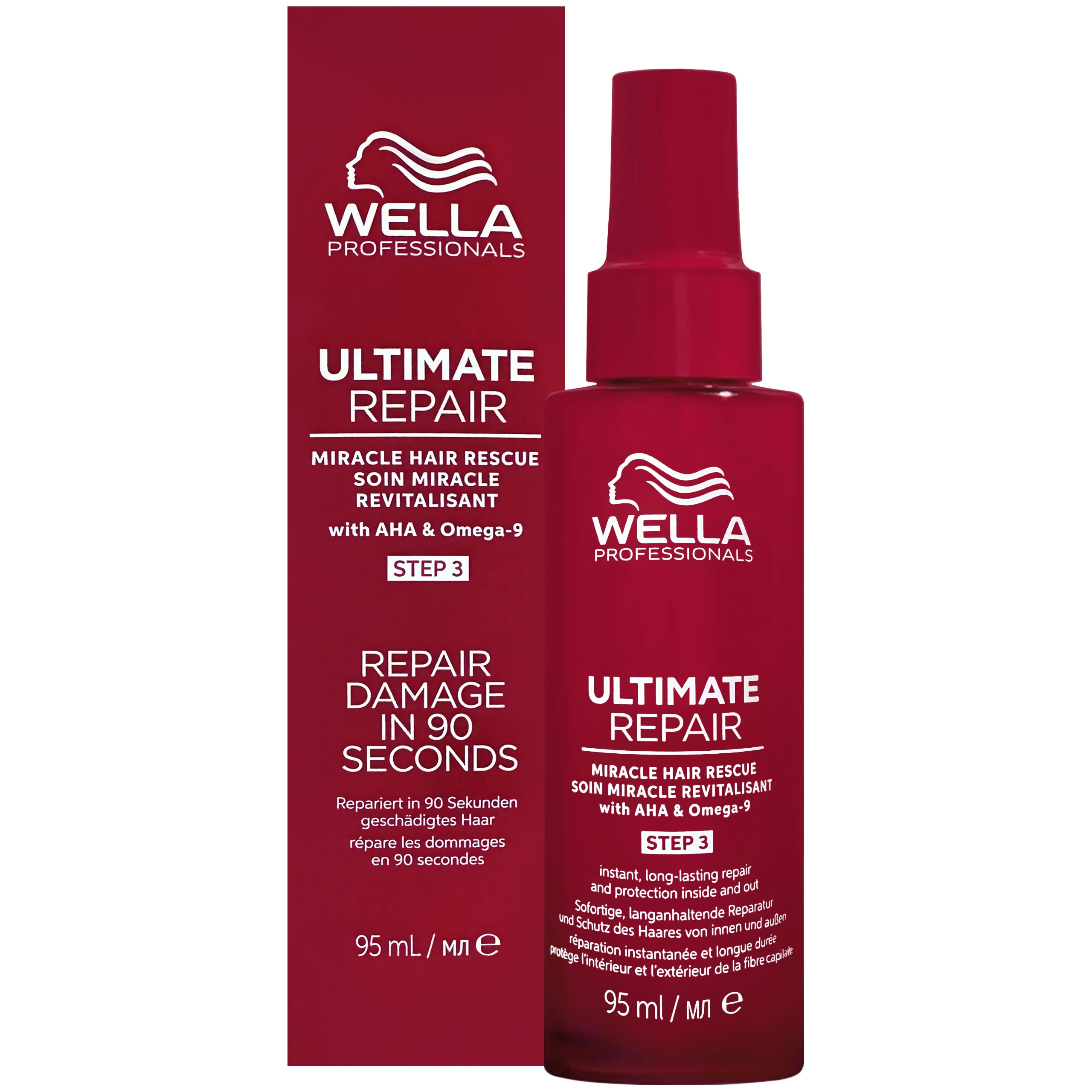 Image of Wella Ultimate Repair Serum - regenerujące serum ekspresowe do włosów, 95ml