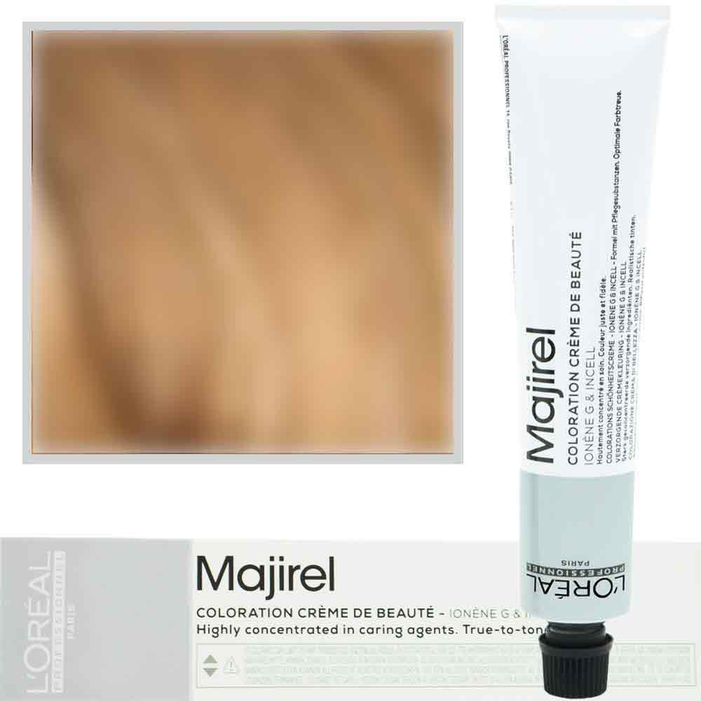 Image of Loreal Majirel - profesjonalna farba do włosów, paleta kolorów, 50ml 9 Bardzo Jasny Blond