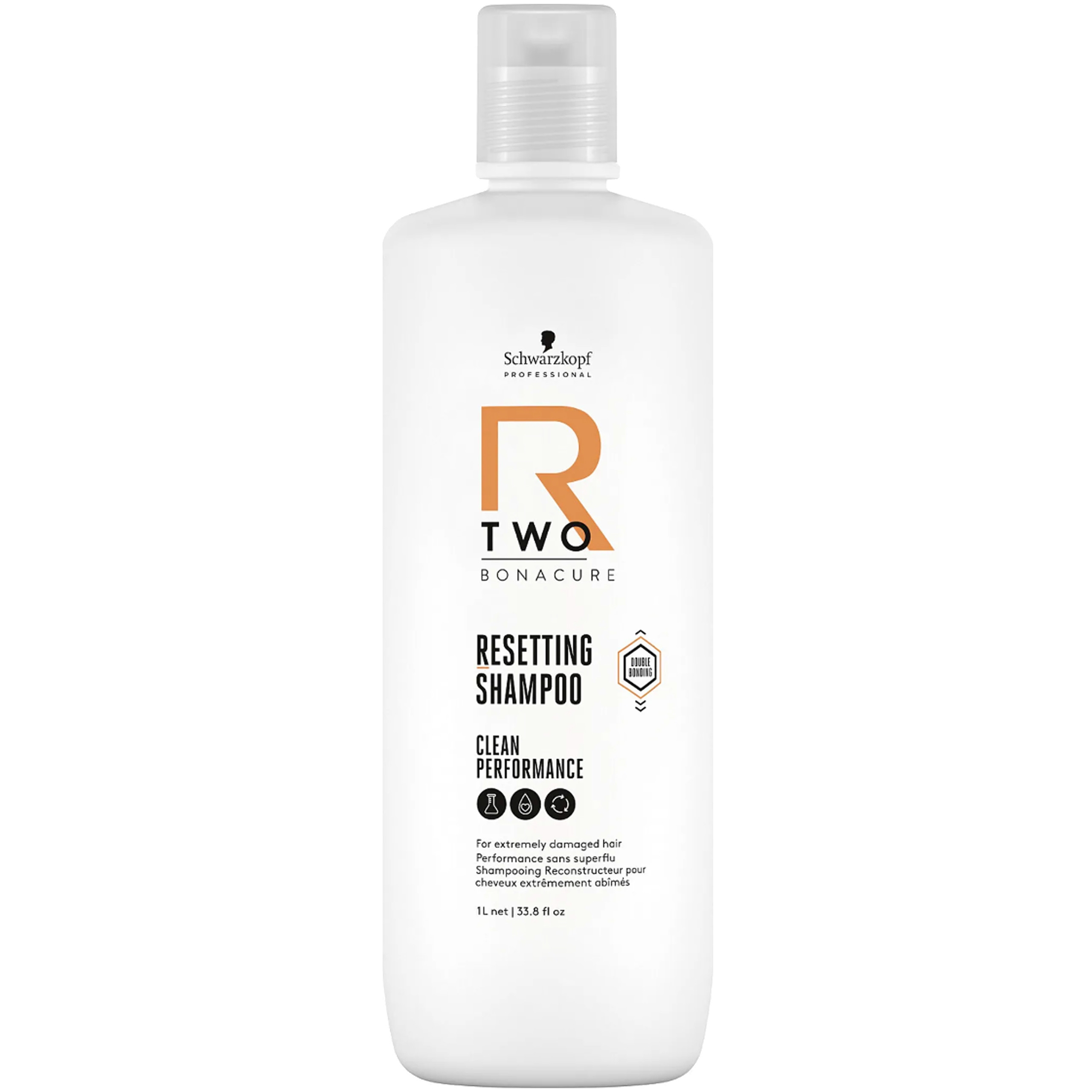 Image of Schwarzkopf Bonacure R-Two Resetting Shampoo - oczyszczający szampon do skóry głowy, 1000ml