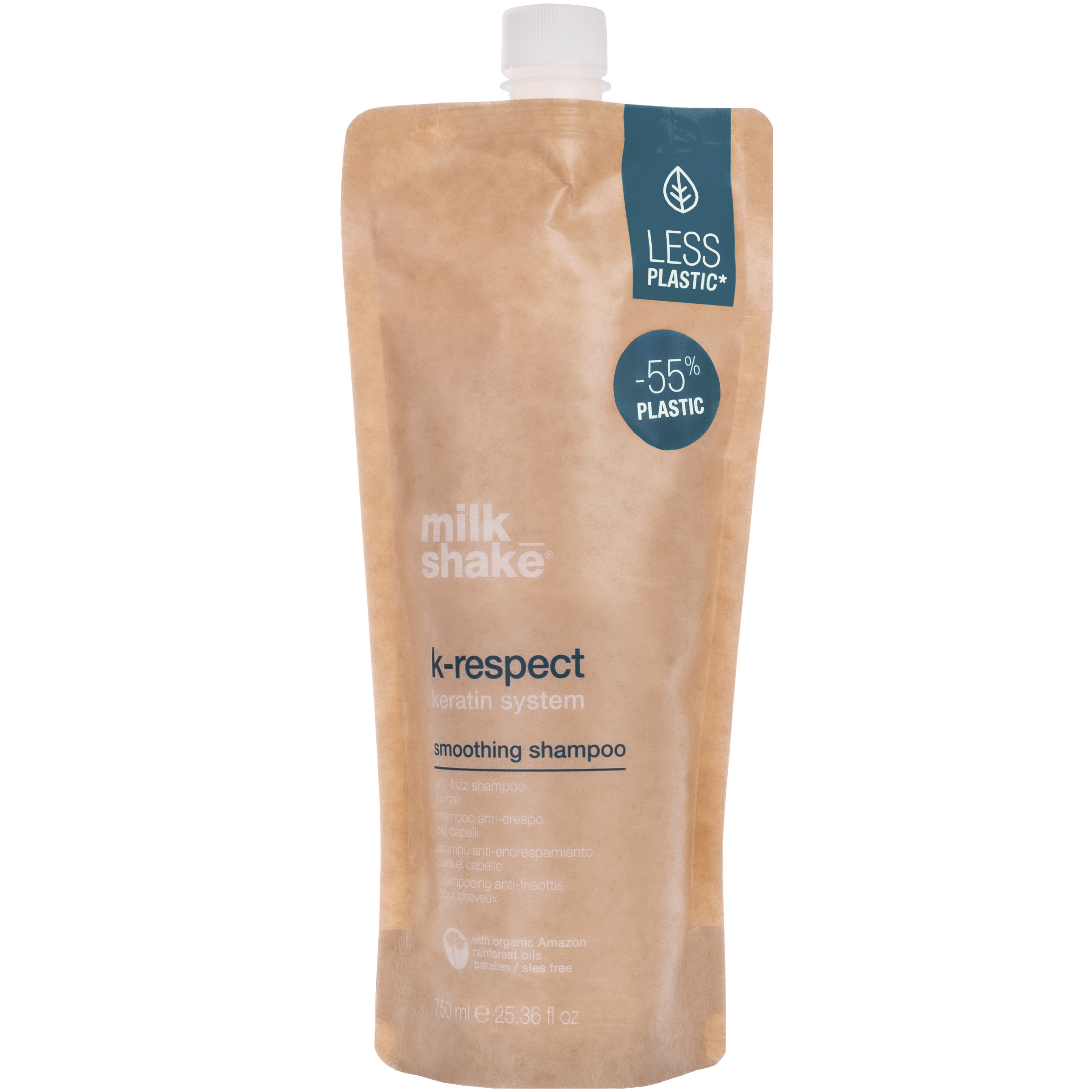 Image of Milk Shake K-Respect Keratin System Smoothing Shampoo – szampon wygładzający, 750 ml