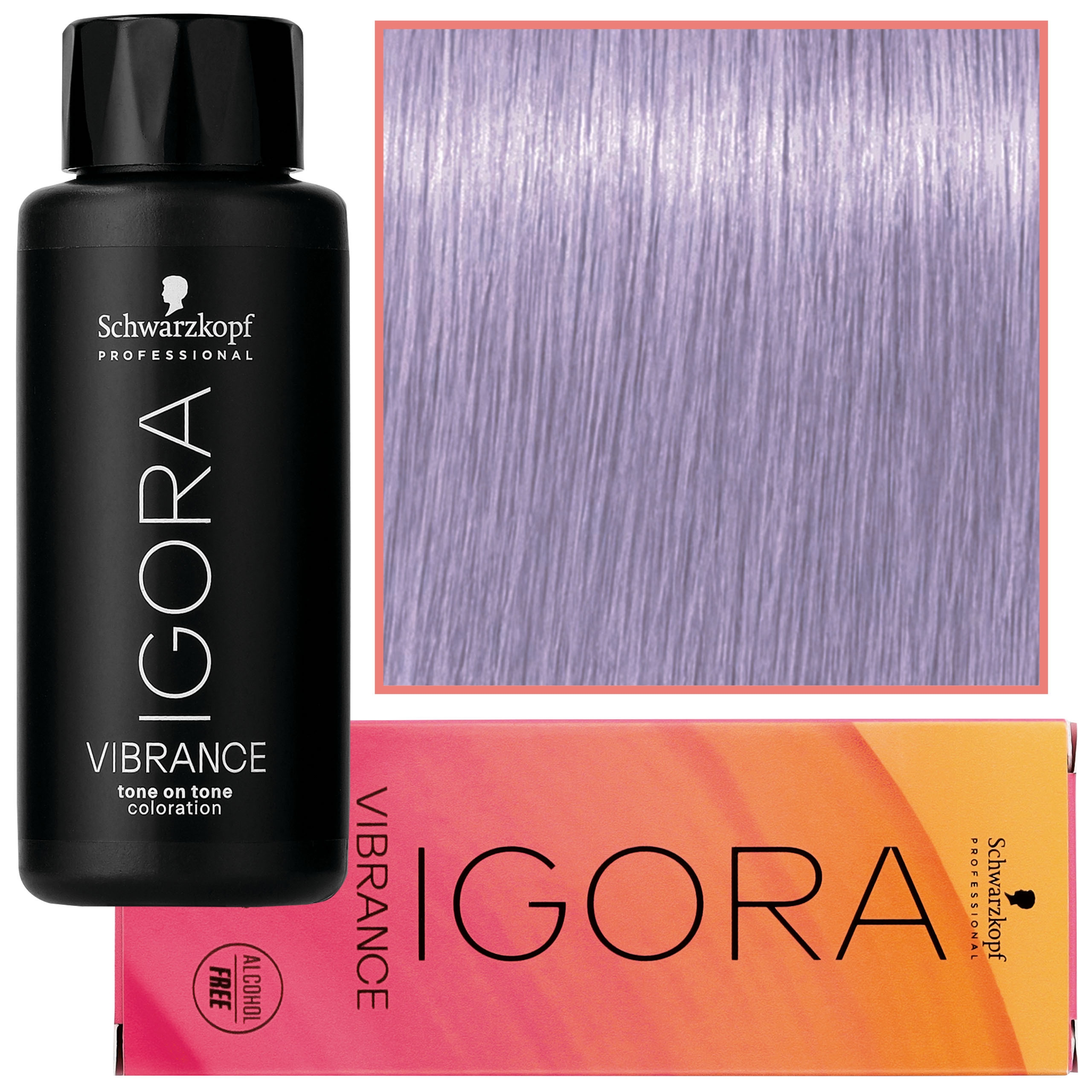 Image of Schwarzkopf Professional Igora Vibrance – półtrwała farba do włosów bez amoniaku, 60ml 9,5-9 | Fioletowy