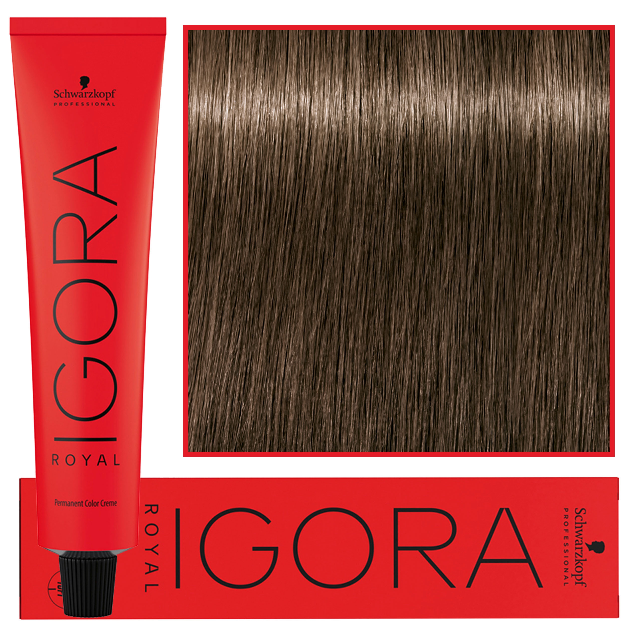 Image of Schwarzkopf Professional Igora Royal - trwała farba do włosów o innowacyjnej formule, 60ml 6-00 | Ciemny Blond Naturalny Extra