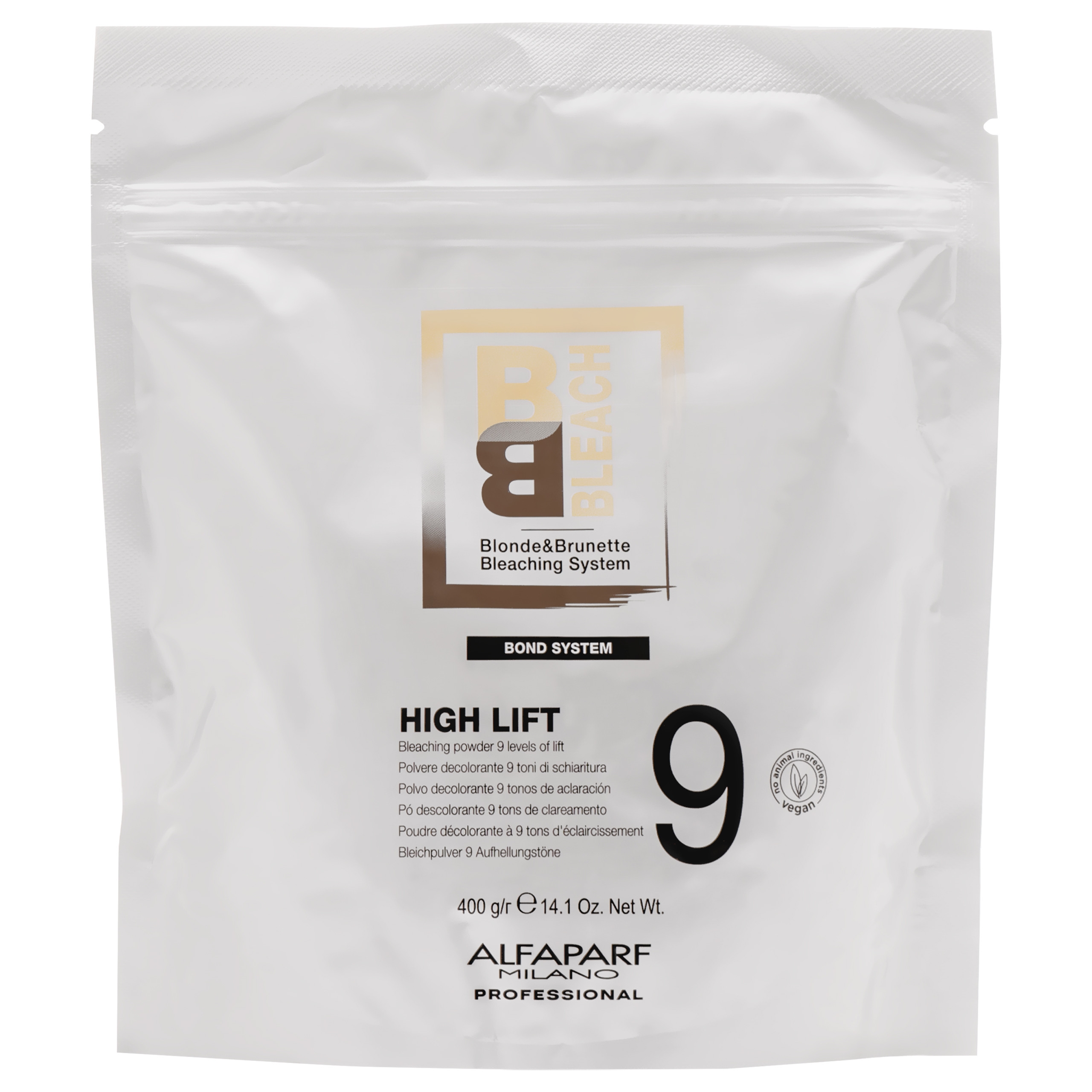Image of Alfaparf BB Bleach High Lift 9 Tones - rozjaśniacz do włosów do 9 tonów, 400g