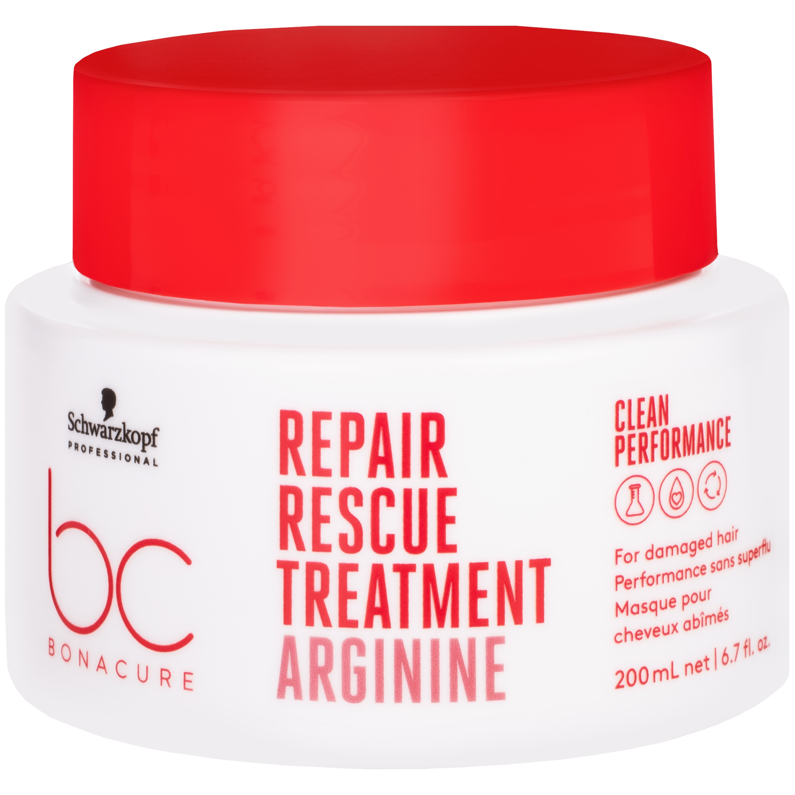 Image of Schwarzkopf BC Repair Rescue Treatment Argine Mask - intensywnie regenerująca maska 200ml