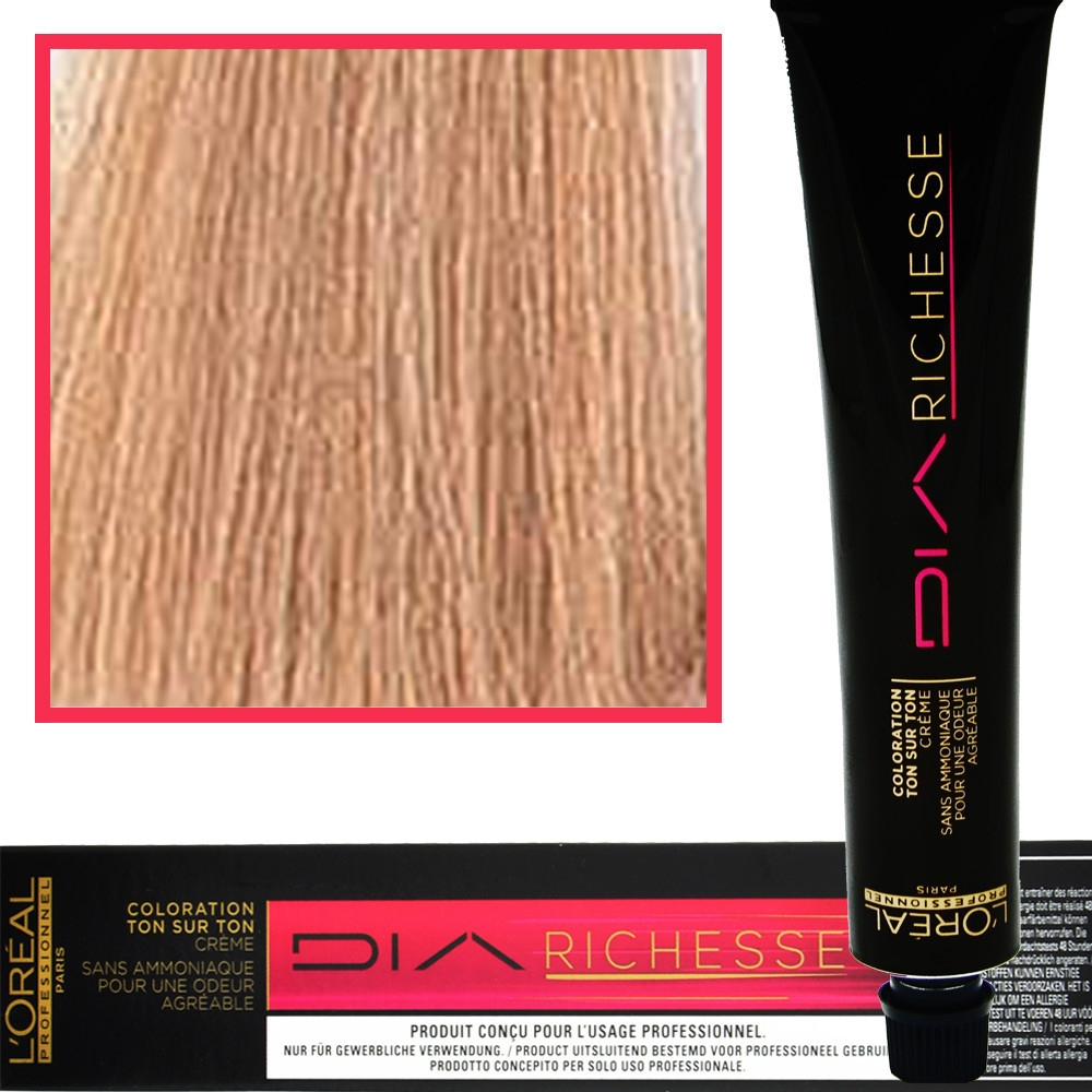 Image of Loreal Dia Richesse farba do włosów 50ml 9.13 Bardzo Jasny Blond Popielato-Złocisty