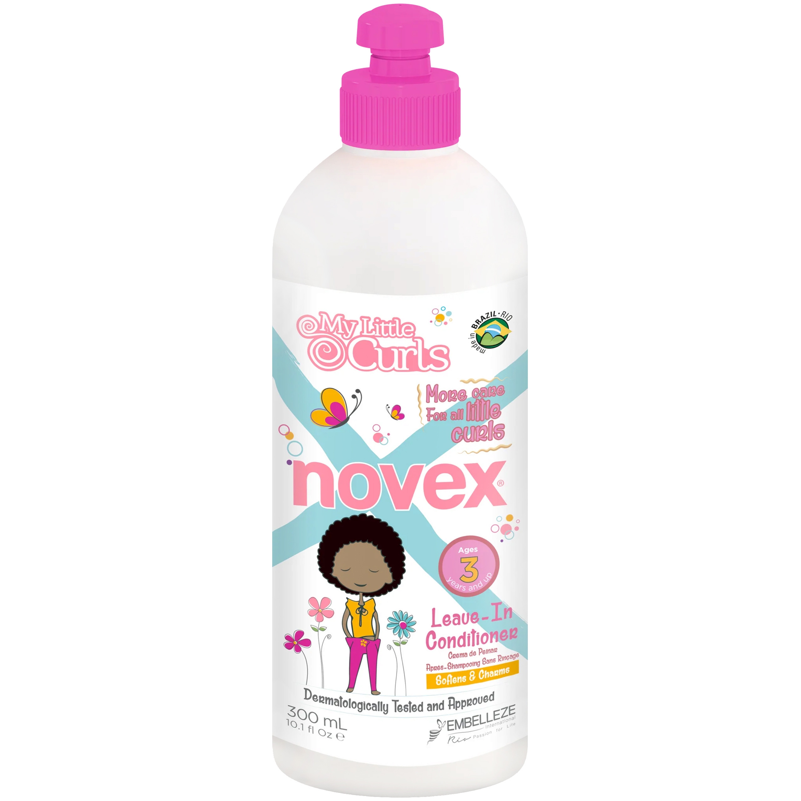 Image of Novex My Little Curls Leave-In - odżywka do włosów kręconych dla dzieci bez spłukiwania, 300ml