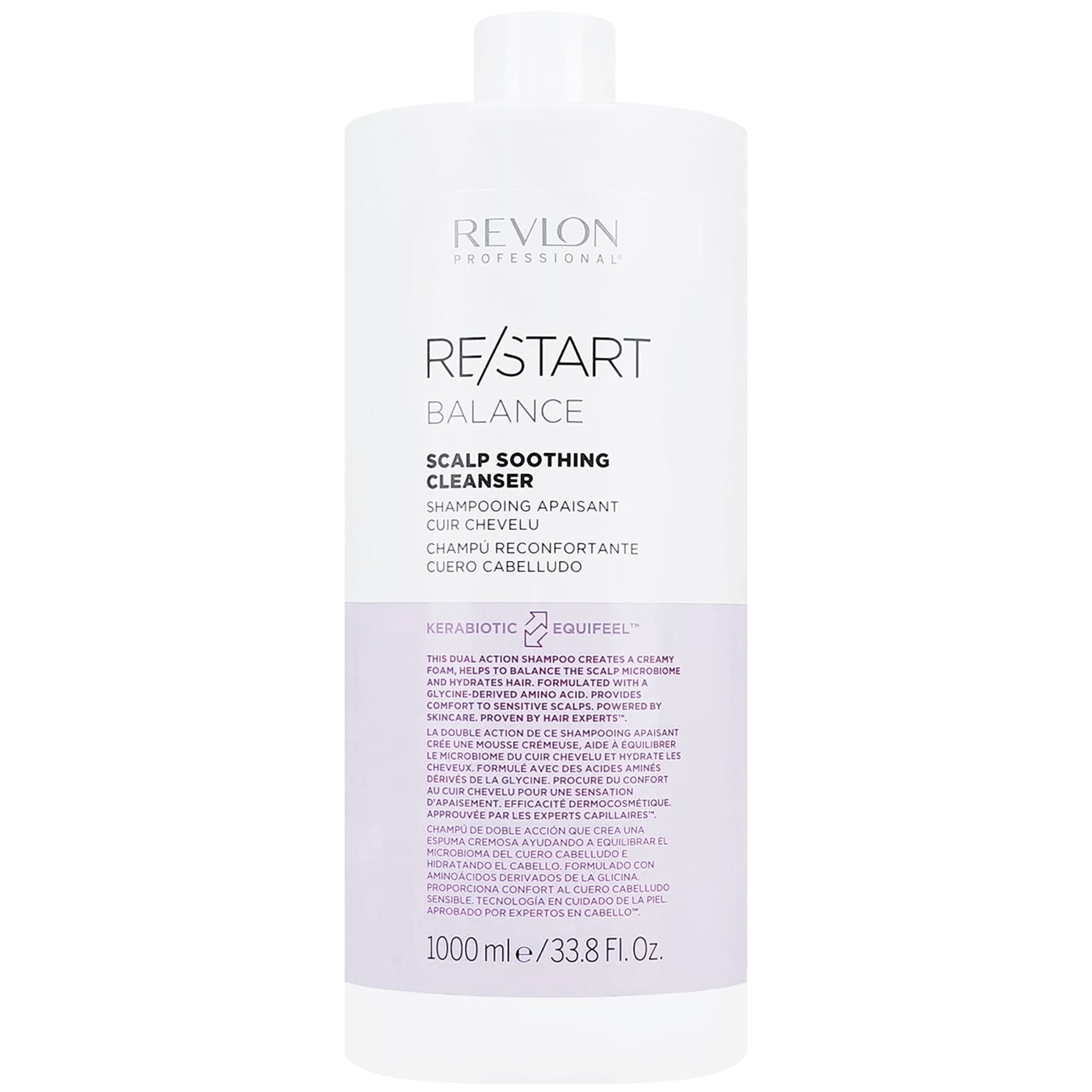 Image of Revlon Restart Balance Shampoo - szampon balansujący do skóry głowy, 1000ml