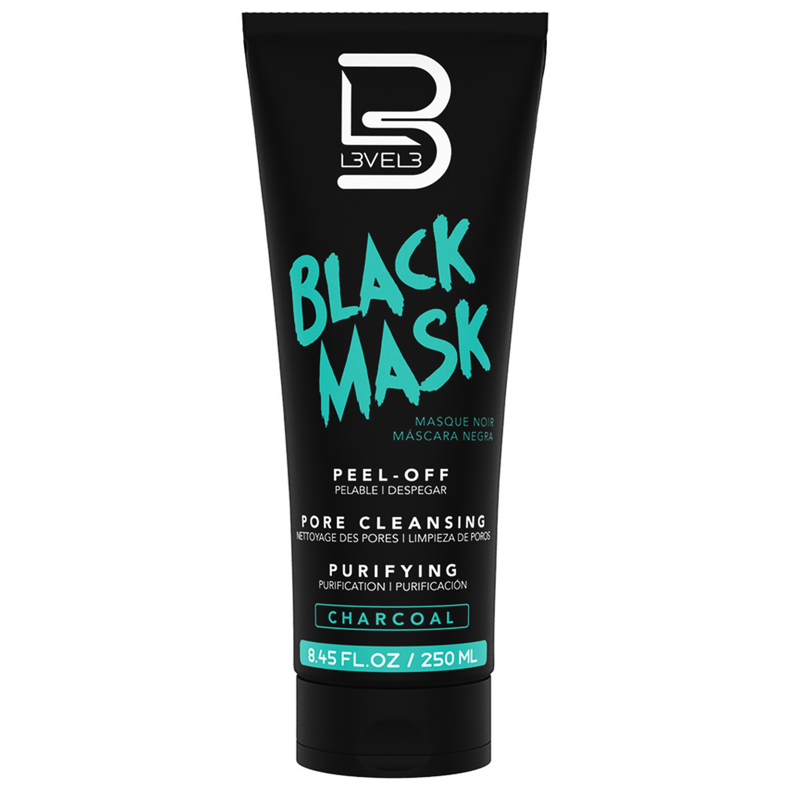 Image of L3VEL3 Black Peel-off Mask - oczyszczająca czarna maska do twarzy, 250ml