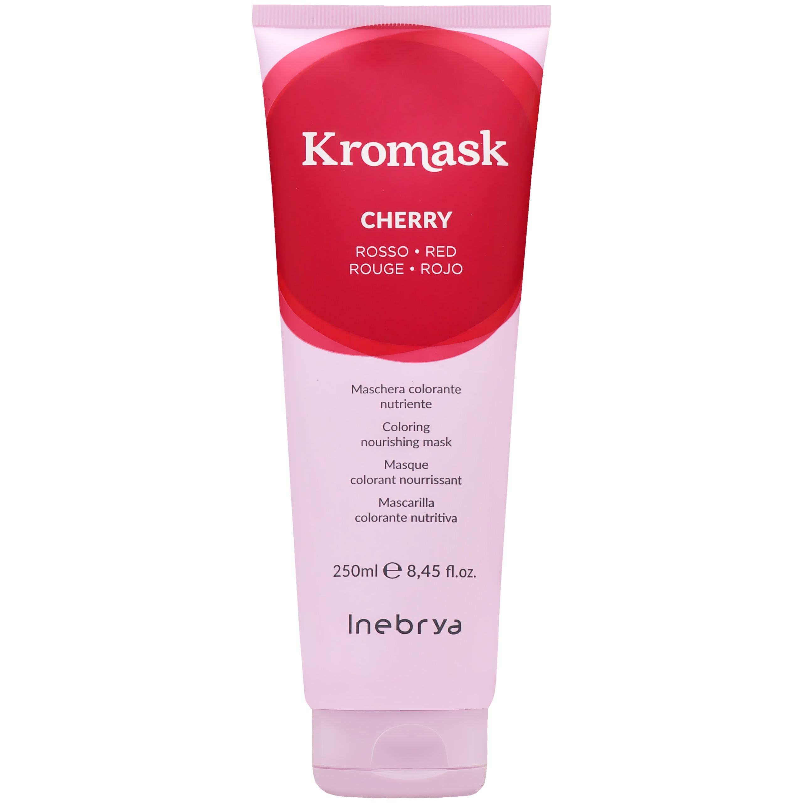 Inebrya Kromask – maska koloryzująca do włosów, różne kolory, 250ml Cherry | Czerwony