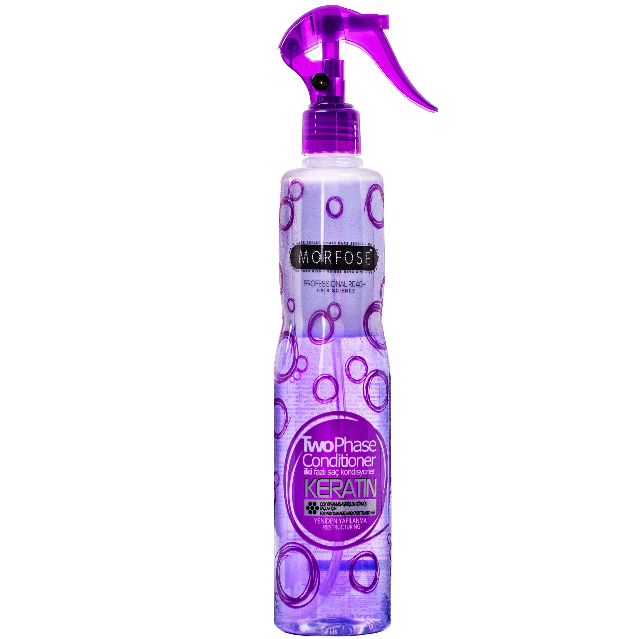 Image of Morfose Two Phase Conditioner Keratin - dwufazowa odżywka do włosów z keratyną, 400ml