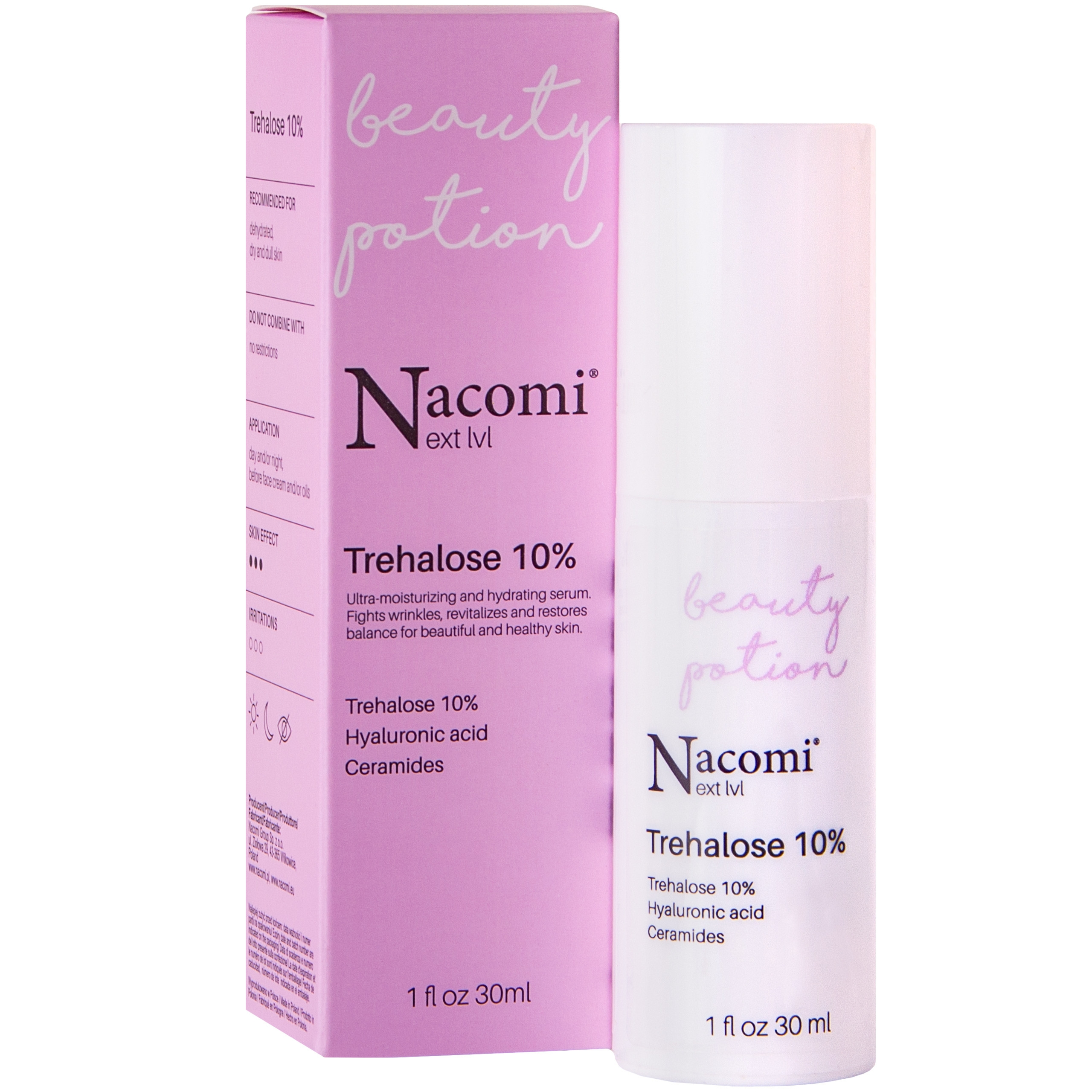 Image of Nacomi Next Level Trehalose 10% - serum intensywnie nawilżające