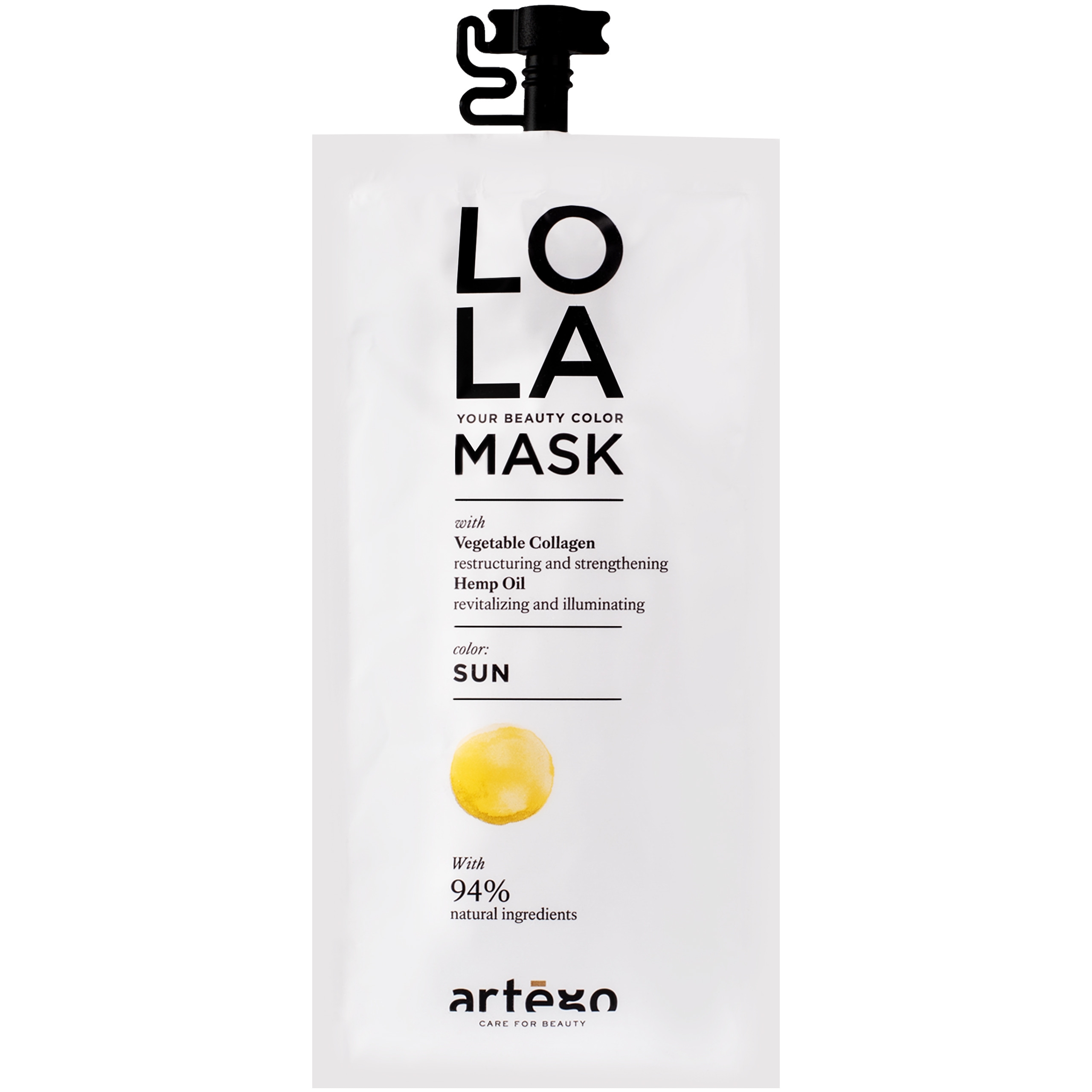 Image of Artego Lola Mask Sun - maska do włosów jasnych i w odcieniu platynowego blondu, 20ml