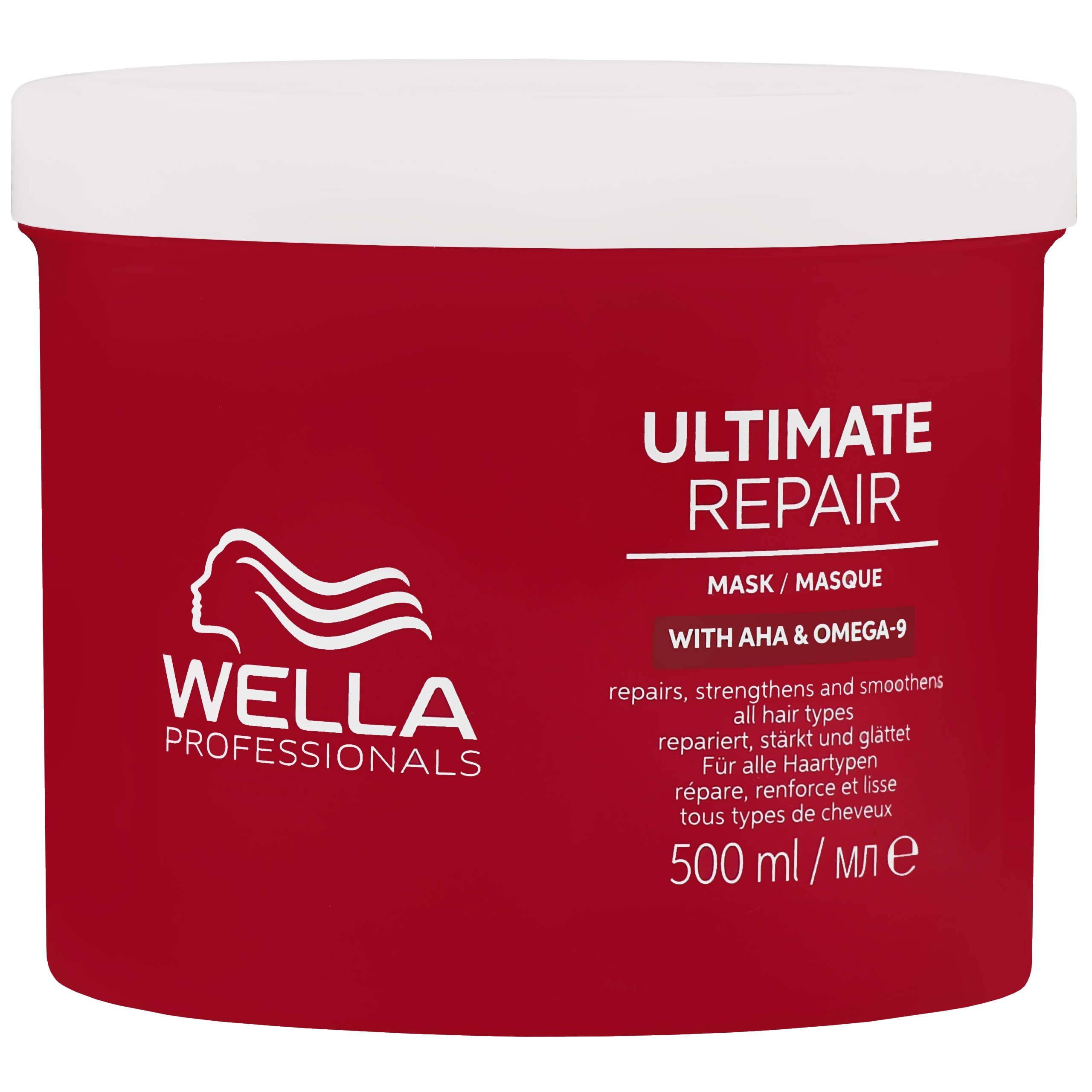 Image of Wella Ultimate Repair Mask - regenerująca kremowa maska do włosów zniszczonych, 500ml