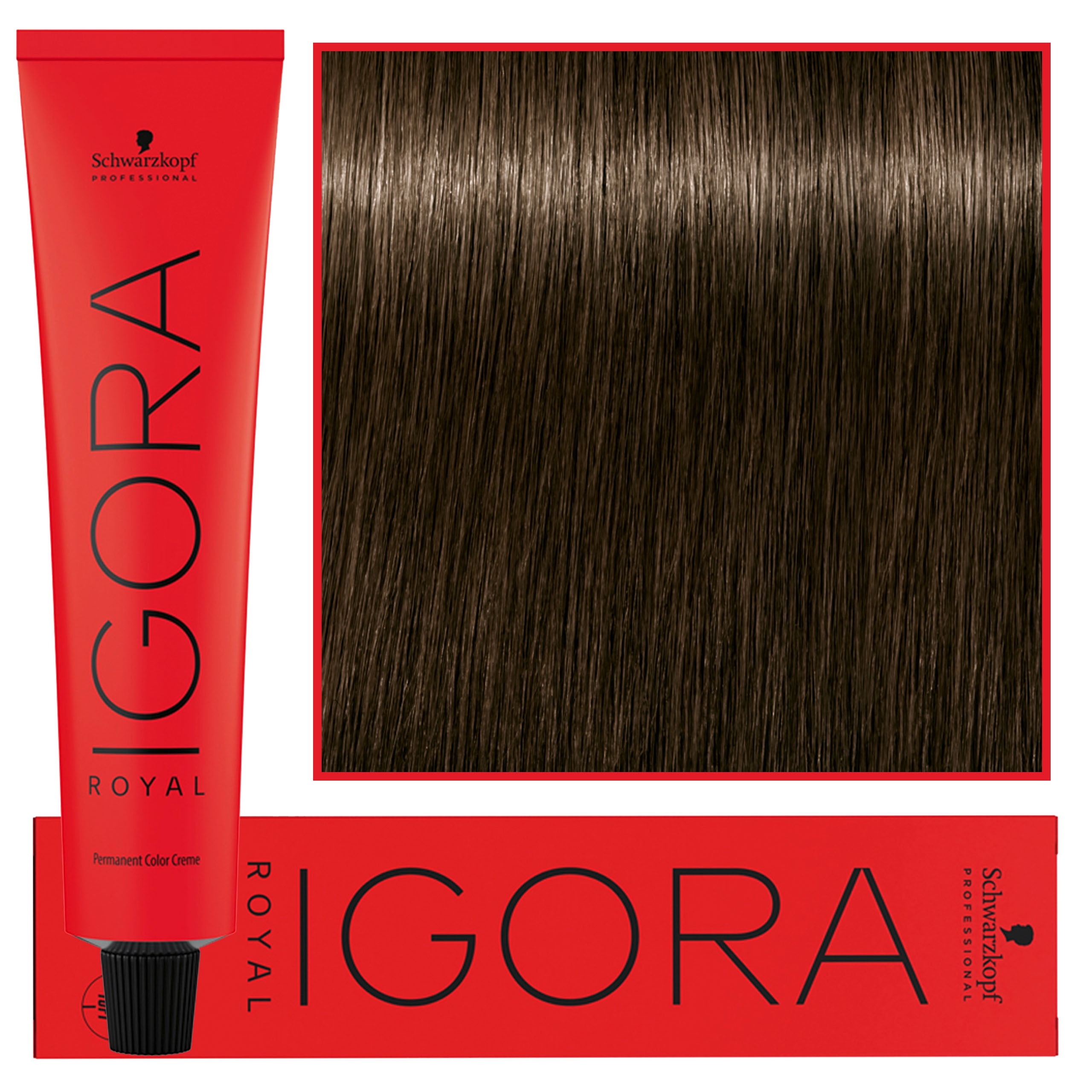 Image of Schwarzkopf Professional Igora Royal - trwała farba do włosów o innowacyjnej formule, 60ml 5-0 | Jasny Brąz Naturalny