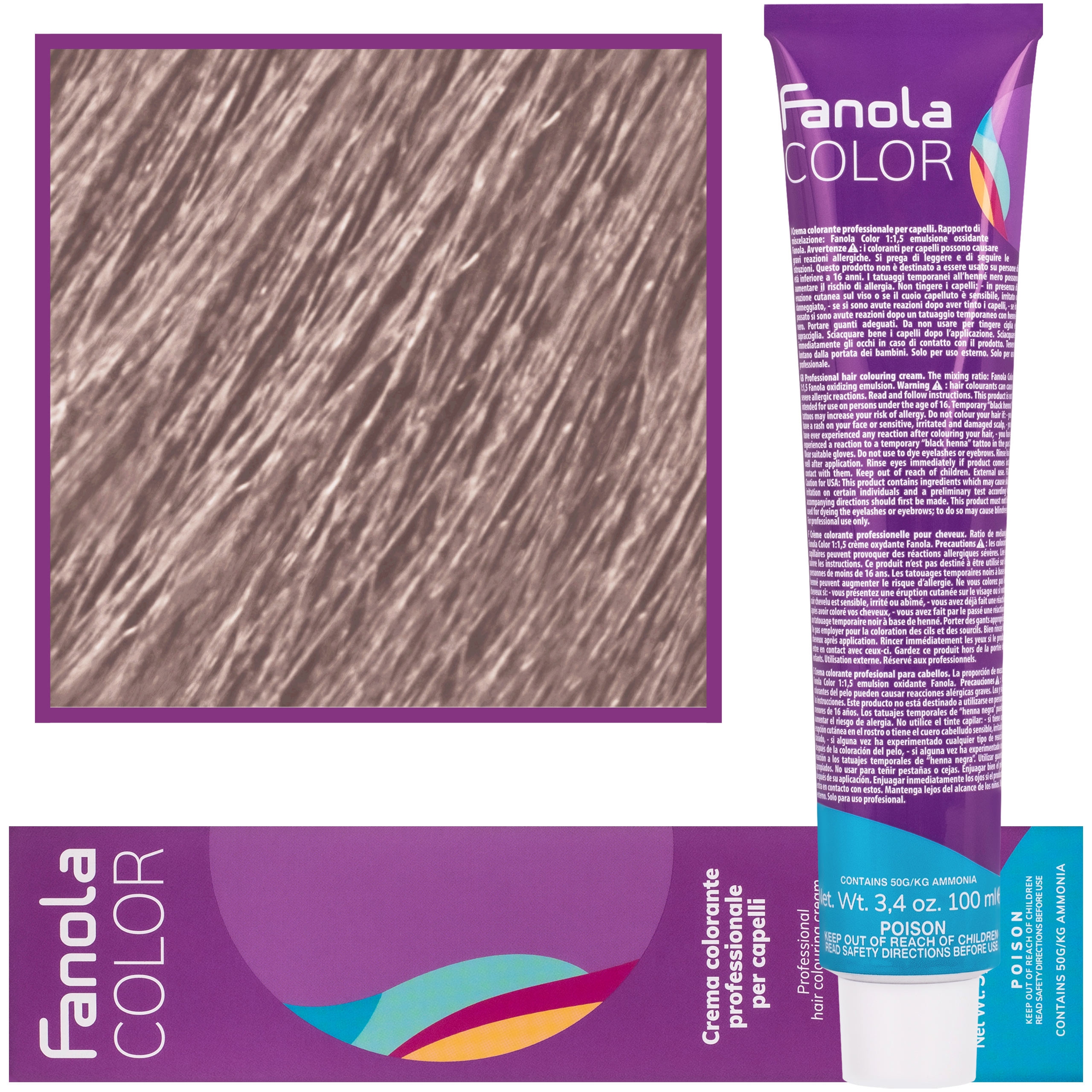 Image of Fanola Crema Color farba krem koloryzujący 100 ml 12.1 | Super Platynowy Blond Popiel Extra