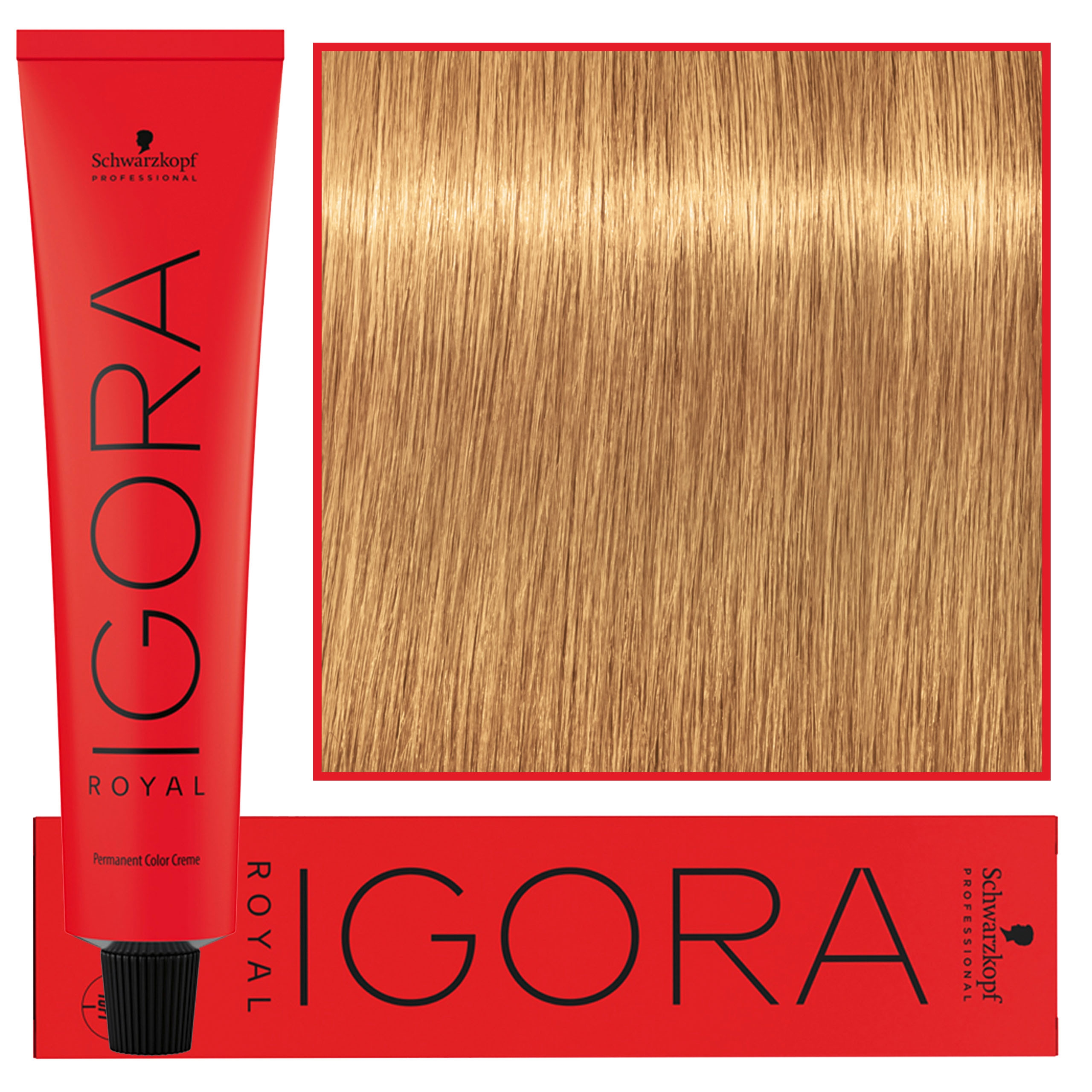 Image of Schwarzkopf Professional Igora Royal - trwała farba do włosów o innowacyjnej formule, 60ml 9-55 | Ekstra Jasny Blond Złoty Ekstra