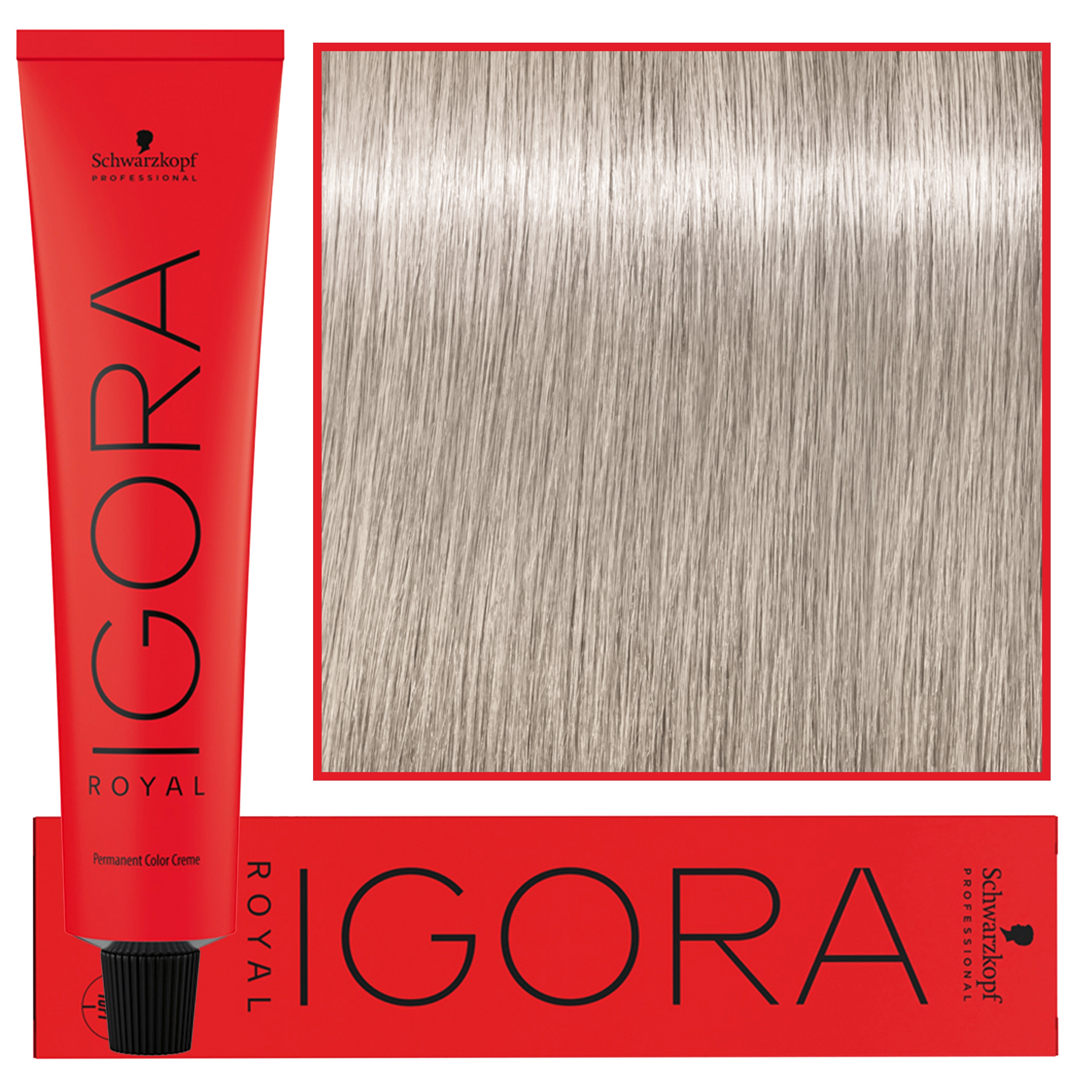 Image of Schwarzkopf Professional Igora Royal - trwała farba do włosów o innowacyjnej formule, 60ml 9,5-1 | Pastelowy Cendre