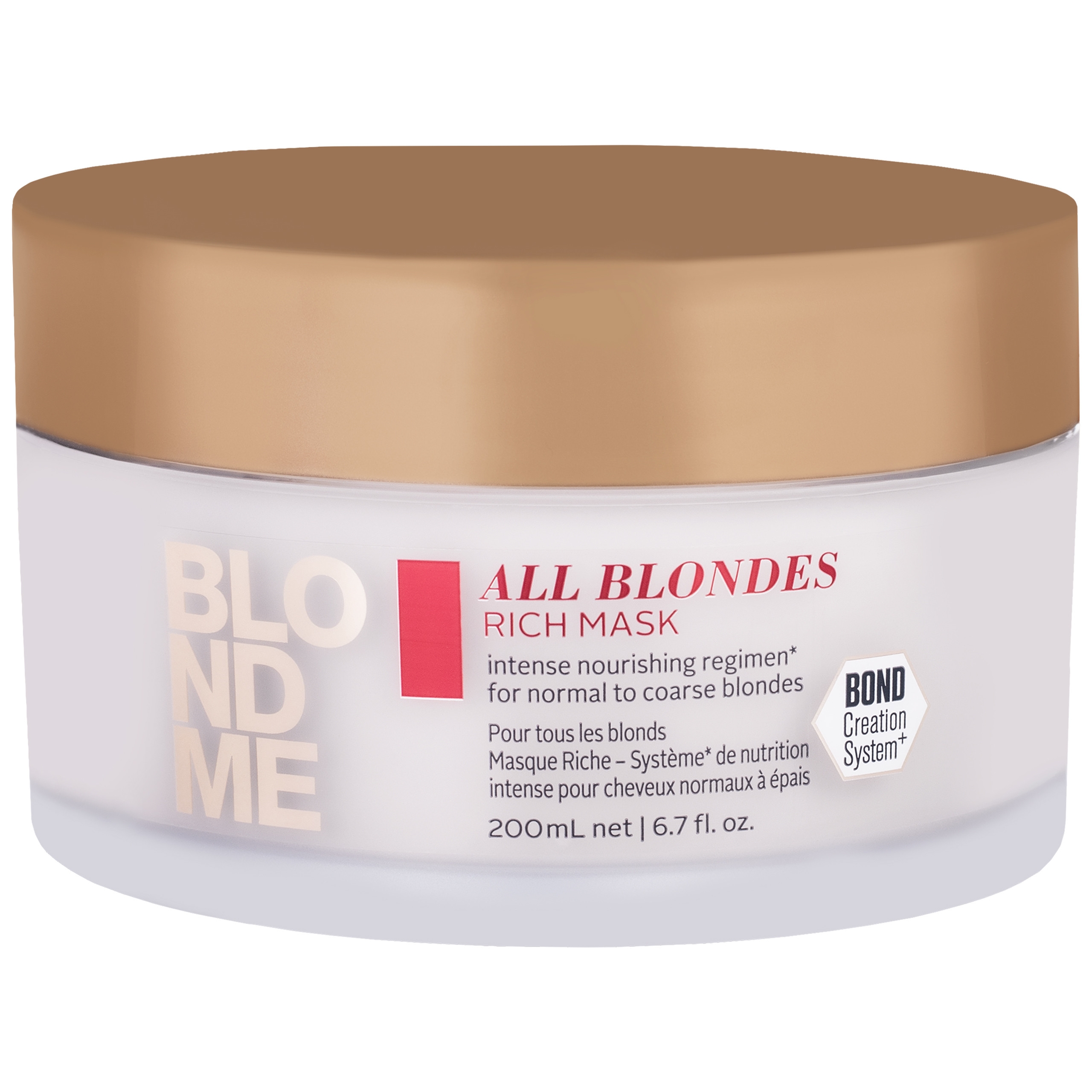 Image of Schwarzkopf BlondMe All Blondes Rich Mask - maska do włosów z proteinami kaszmiru 200ml