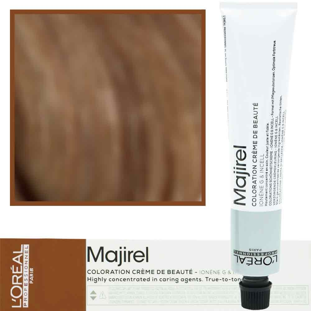 Image of Loreal Majirel - profesjonalna farba do włosów, paleta kolorów, 50ml 8.8 Jasny Blond Mokka