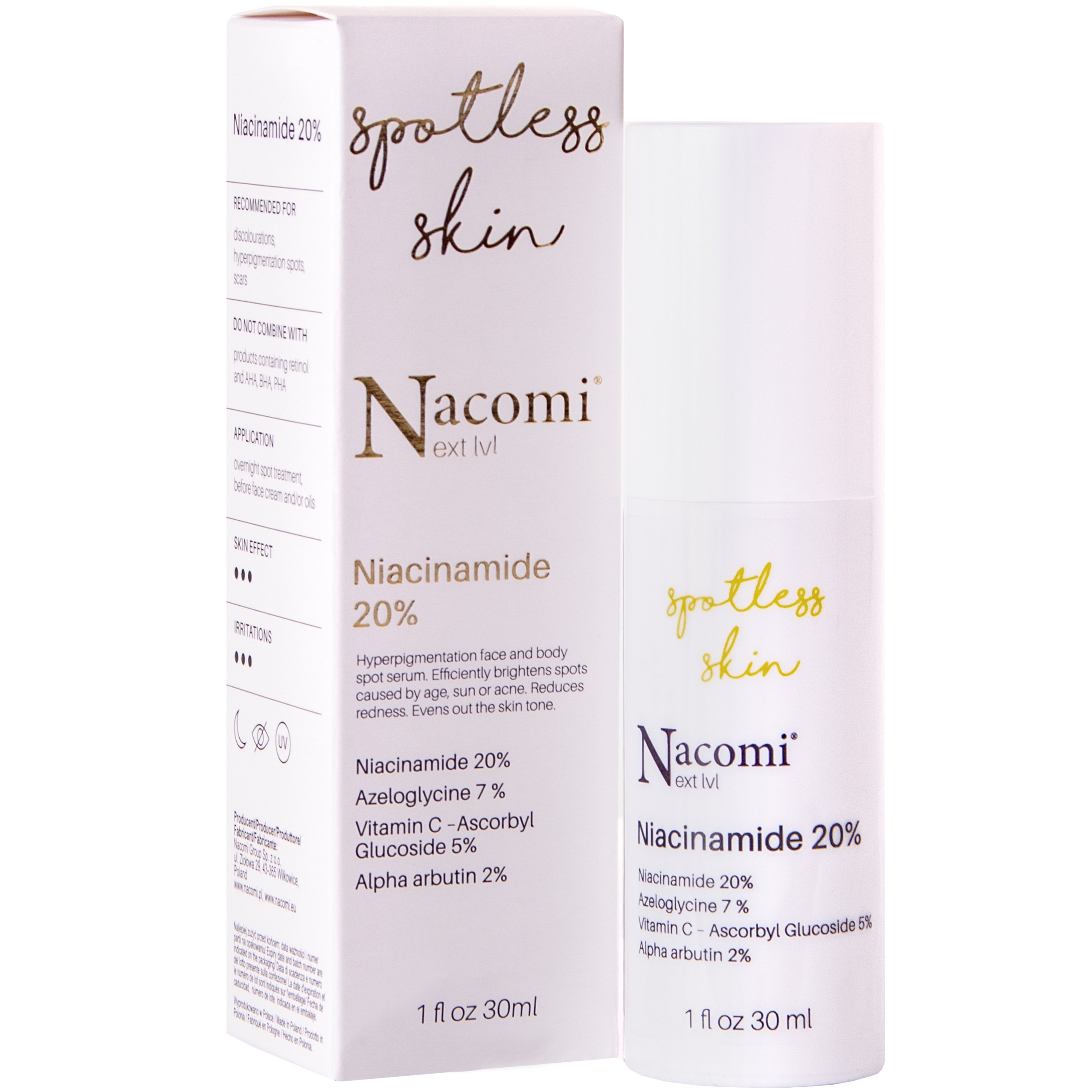 Image of Nacomi Next Level Niacinamide 20% - serum wygładzające