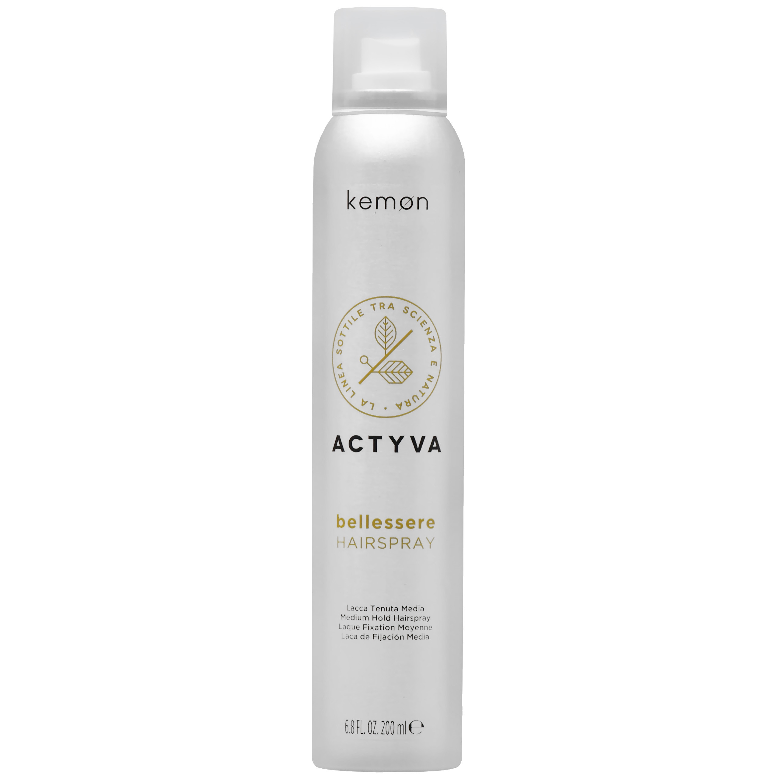 Image of Kemon Actyva Bellessere Hairspray - lakier do włosów o naturalnym wykończeniu, 200ml