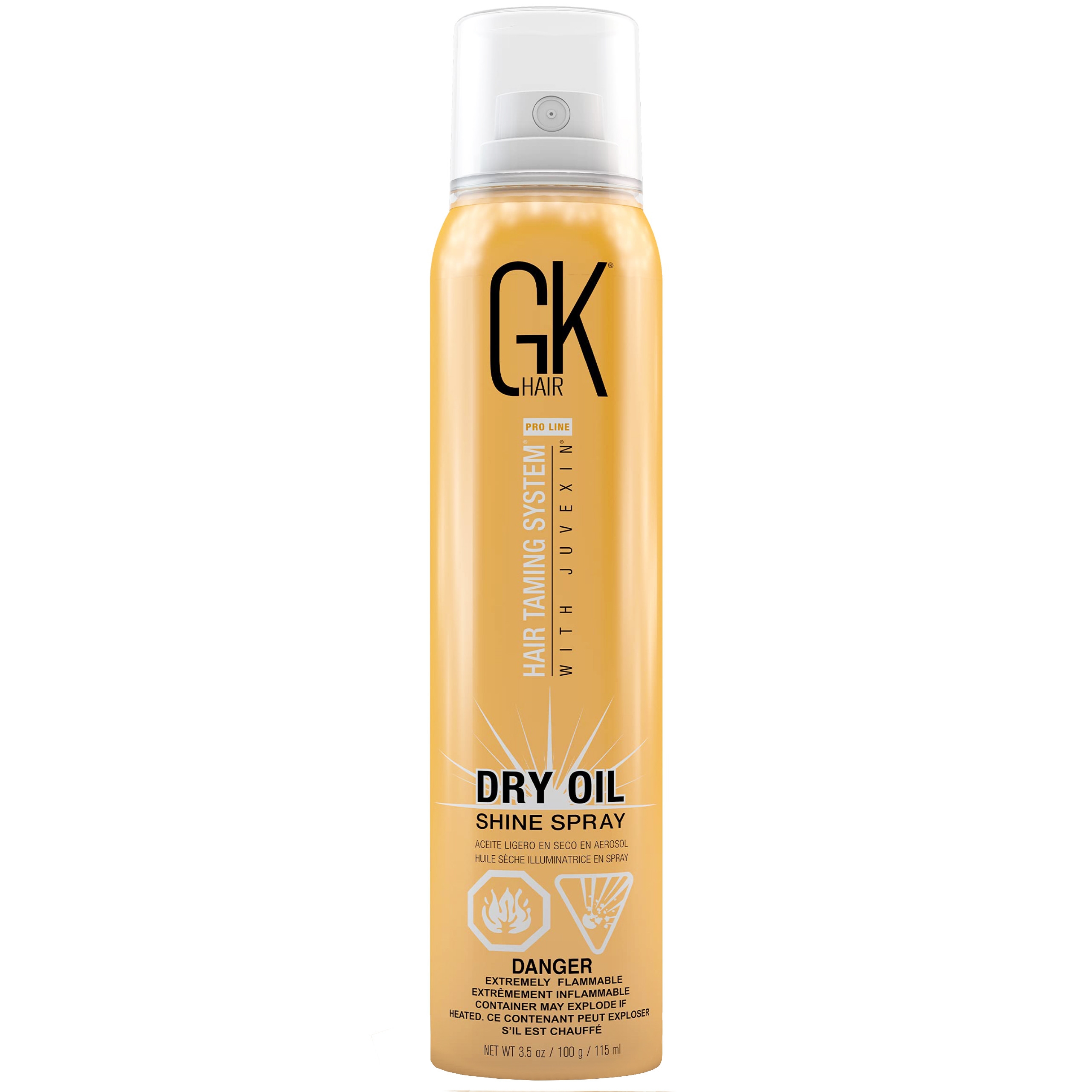Фото - Стайлінг для волосся Gk hair GKHair Dry Oil Shine Spray - odżywczy olejek w sprayu, 115ml