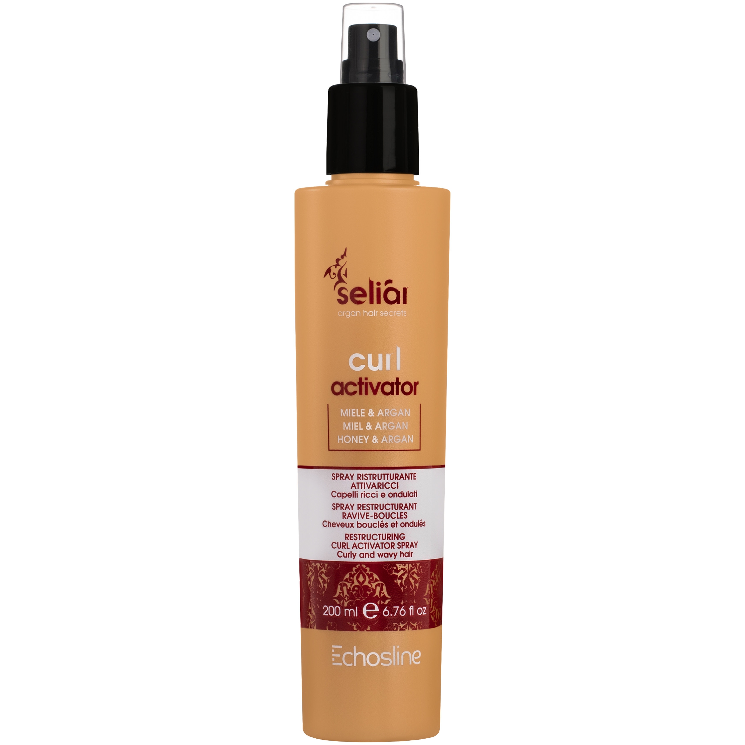 Image of Echosline Seliar Curl Activator – aktywator skrętu do włosów kręconych i falowanych, 200ml