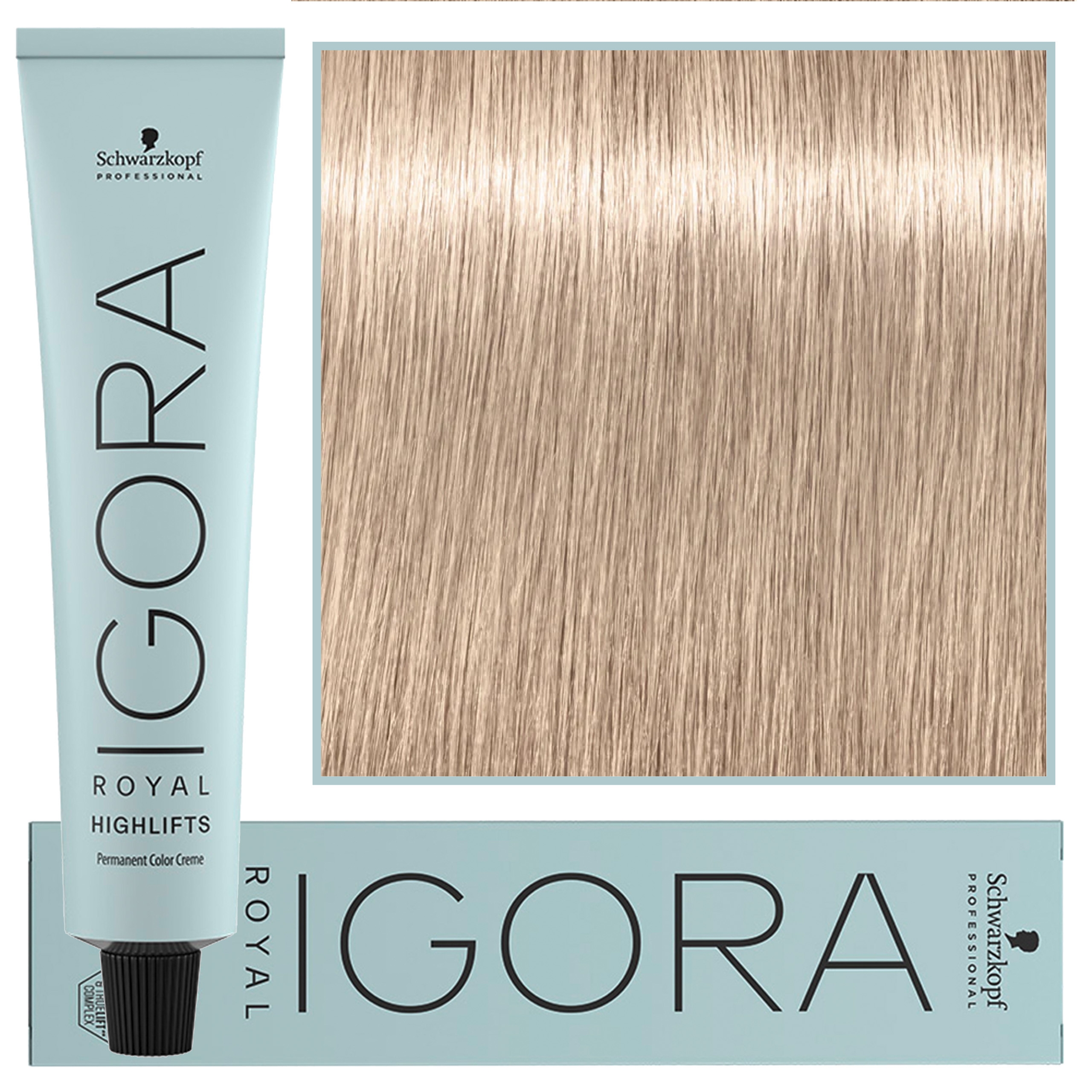 Image of Schwarzkopf Professional Igora Royal Highlifts - farba do włosów o rozjaśniającej formule, 60ml 12-19 | Specjalny Blond Cendre Fioletowy