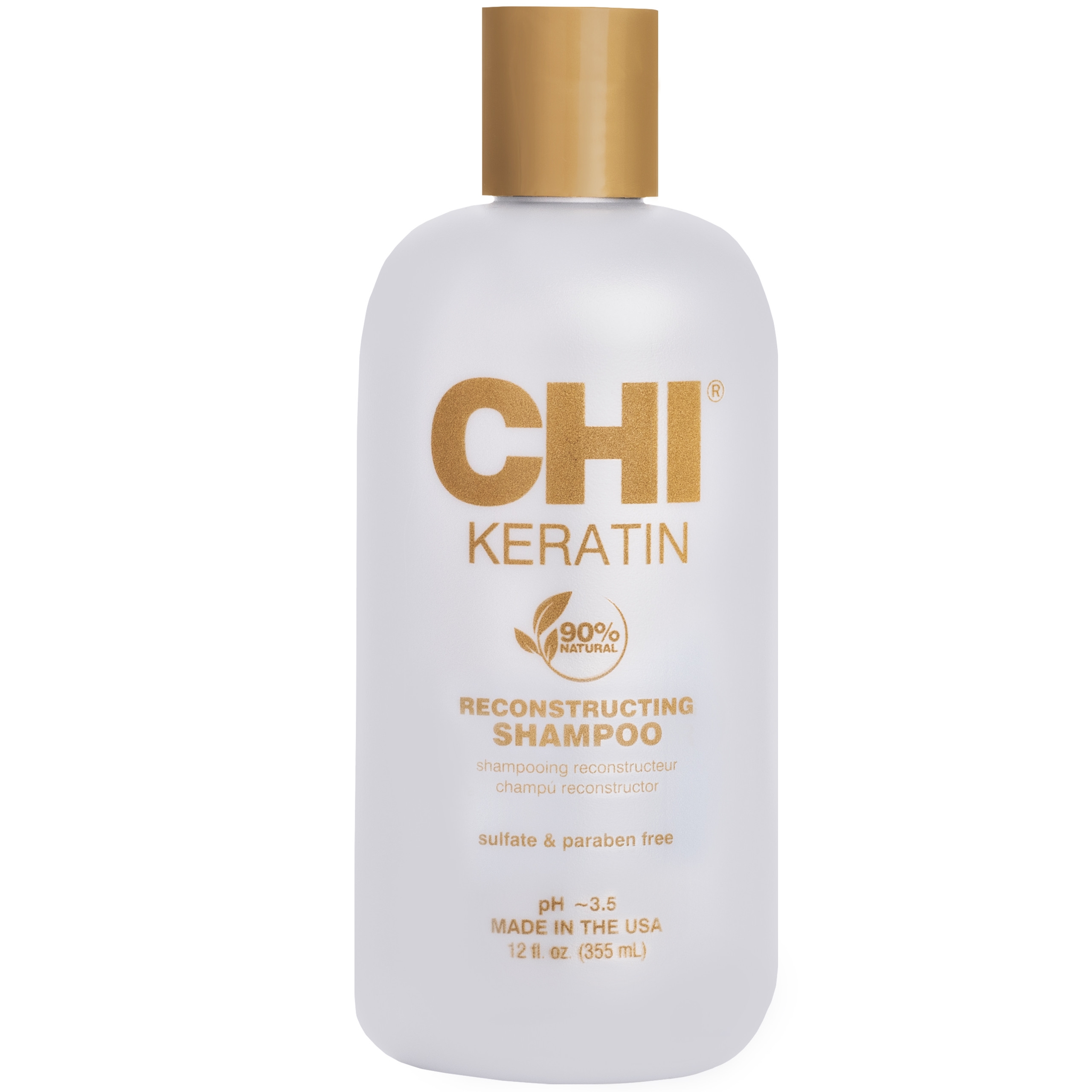 Image of CHI Keratin, Szampon rekonstruujący zniszczone włosy 355ml