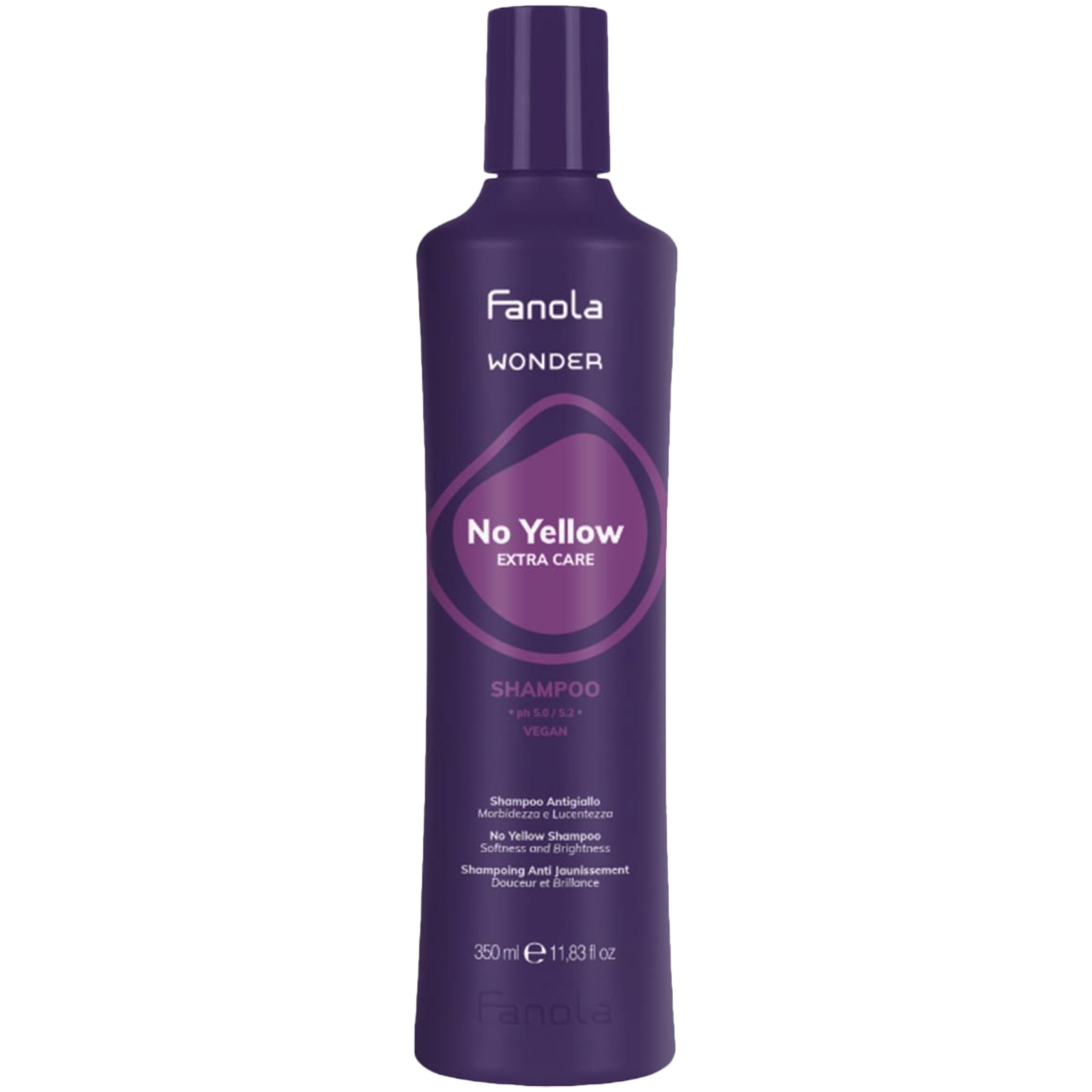 Image of Fanola Wonder No Yellow Shampoo - szampon do włosów blond, 350ml