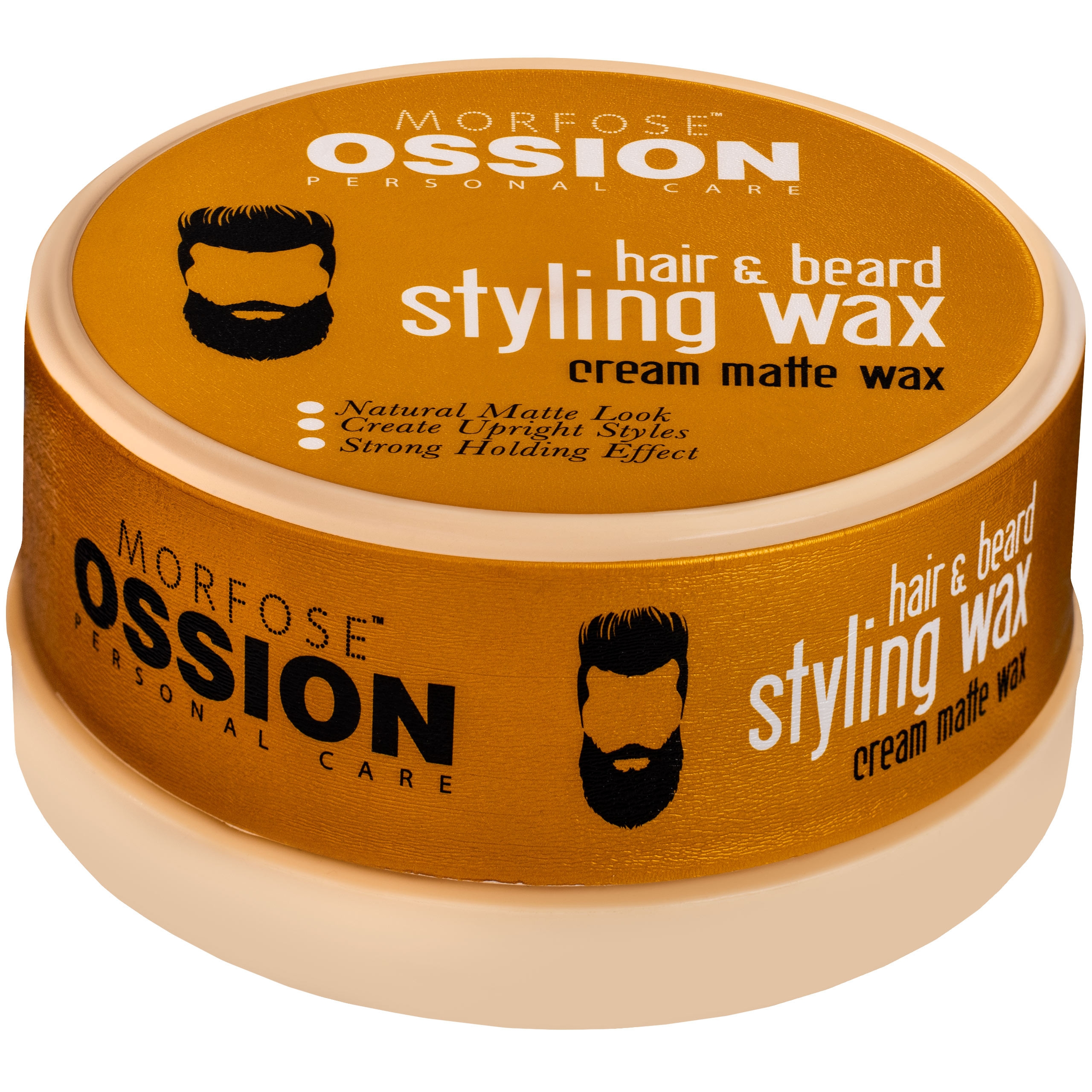 Image of Morfose Hair & Beard Styling Cream Matte Wax - matowy, kremowy wosk do włosów i brody, 150ml