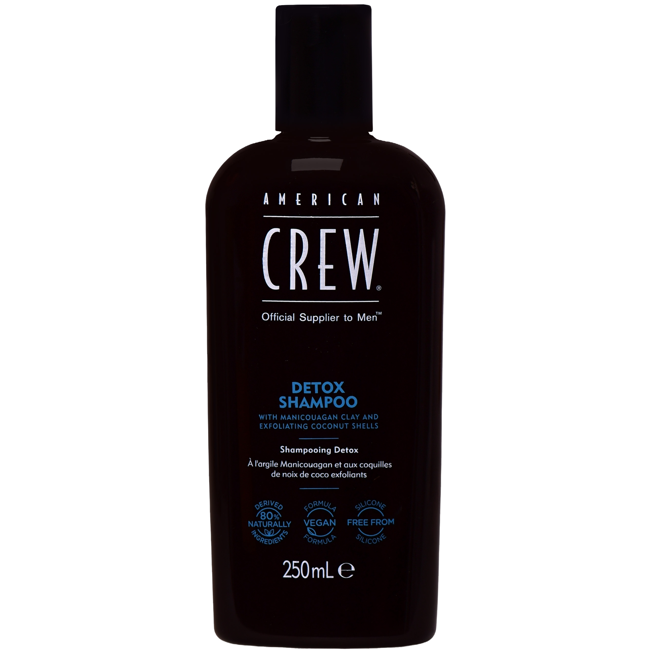 American Crew Detox – oczyszczający szampon do włosów z tendencją do przetłuszczania, 250ml